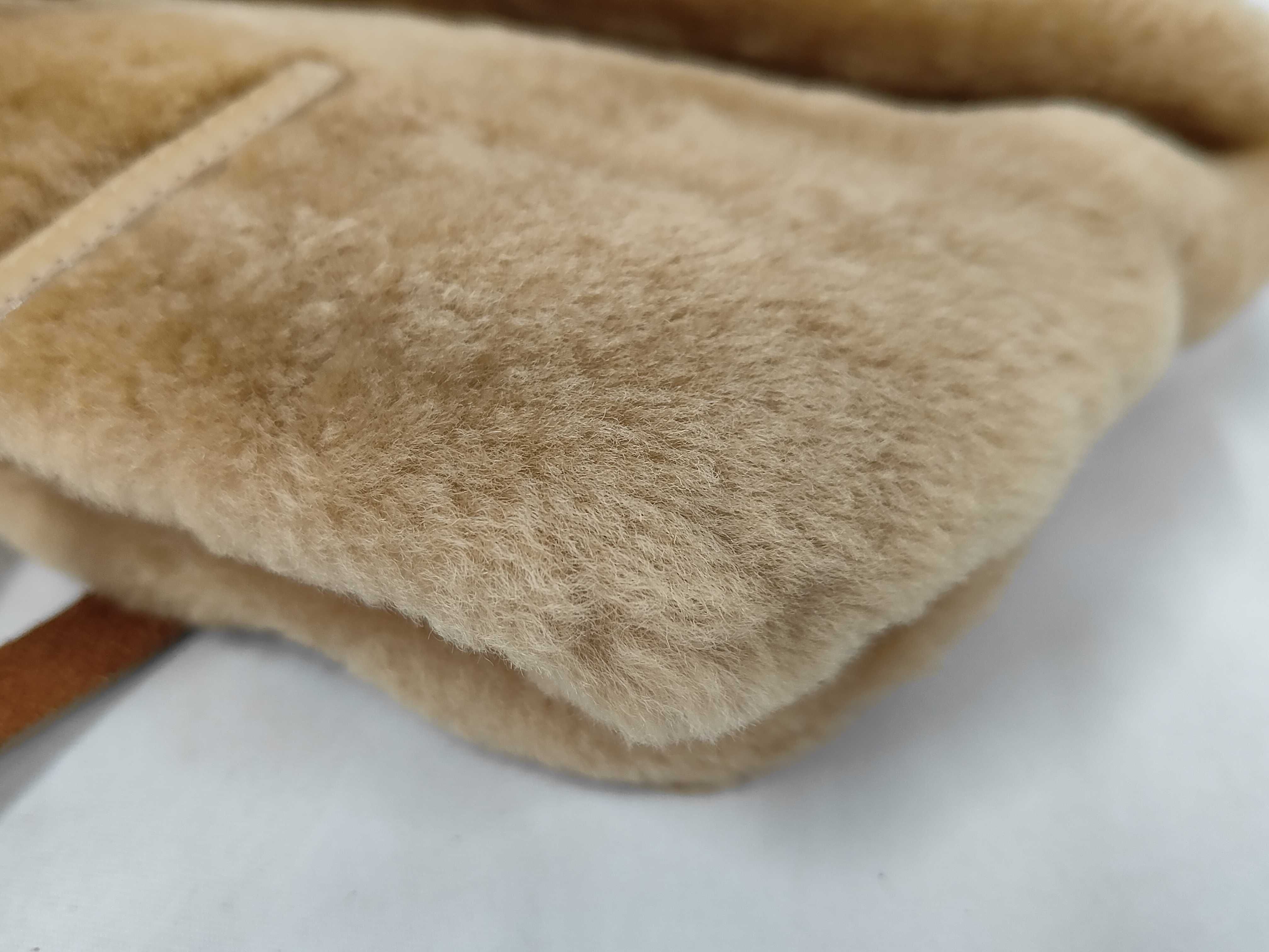 handbag, faux fur and leather, brown. — view 9