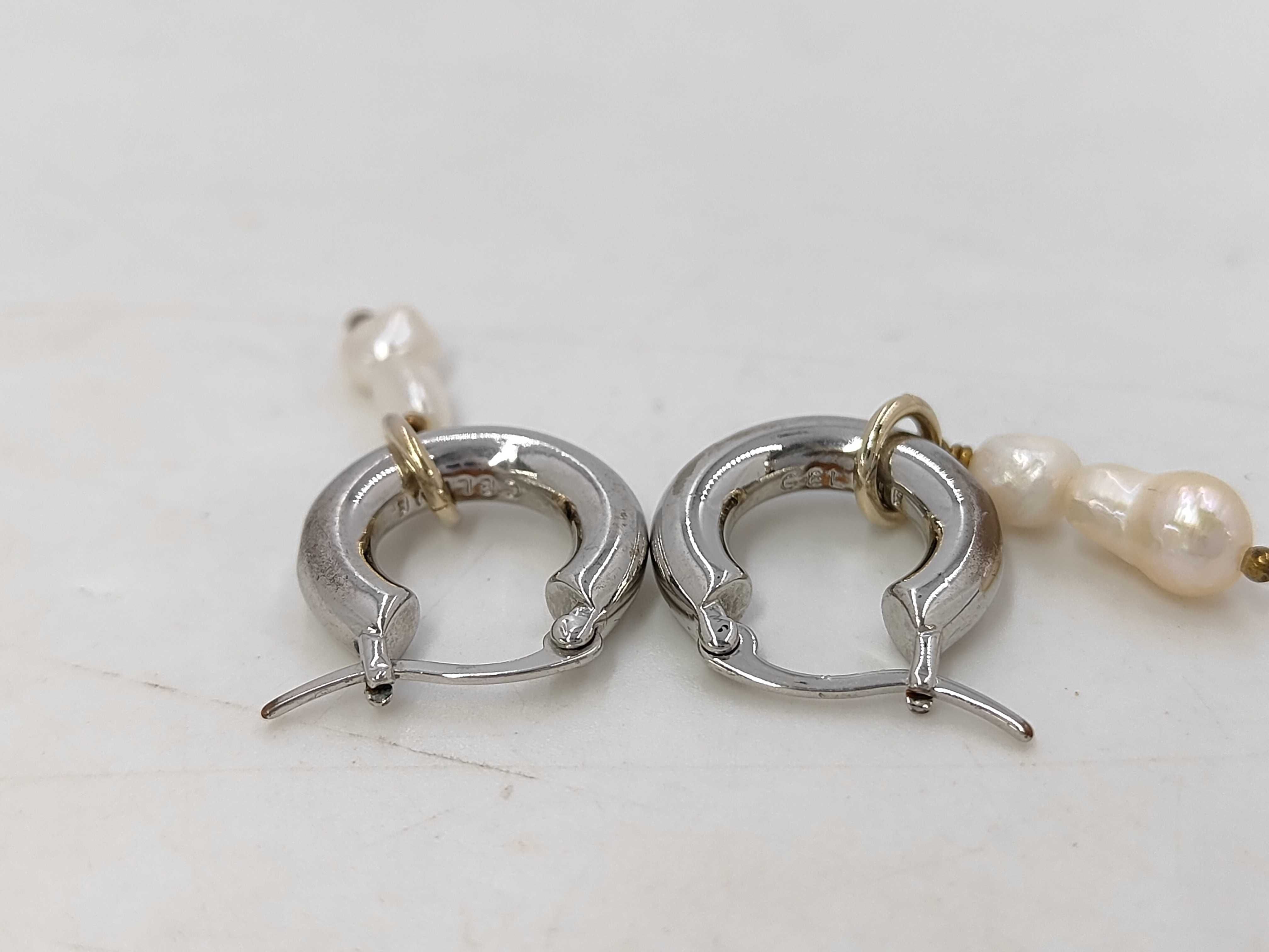 Pearl Round Earrings/Piercings — view 2