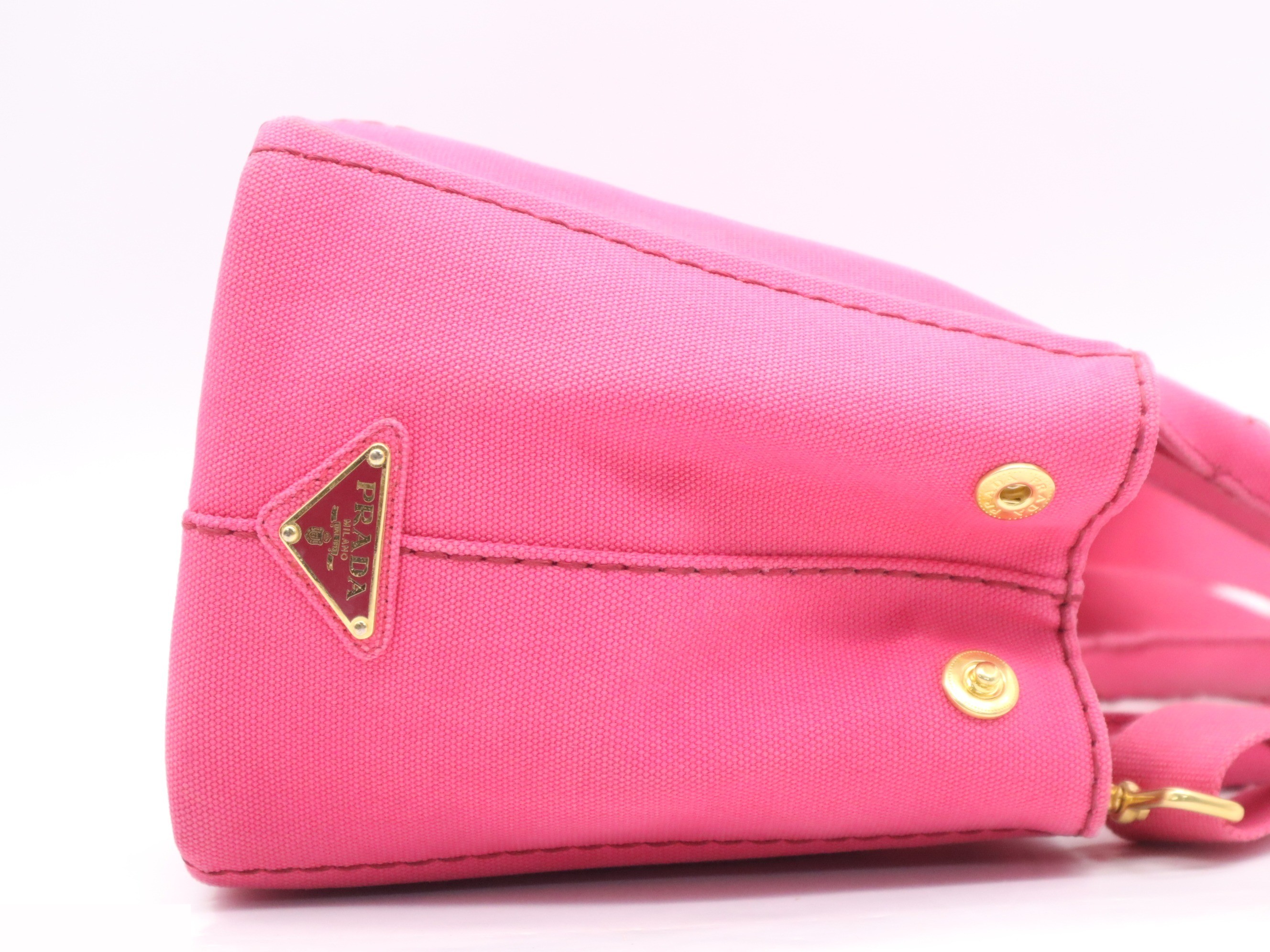 Canvas Canapa Mini Tote Bag with Shoulder Strap and Guarantee Card — view 5