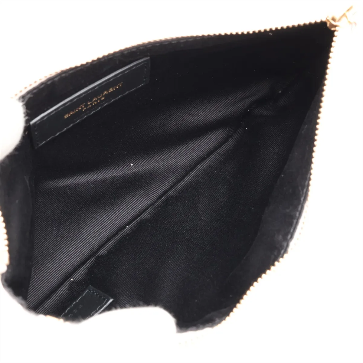 Jamie Leather Chain Shoulder Bag, Beige, 781666 — view 8