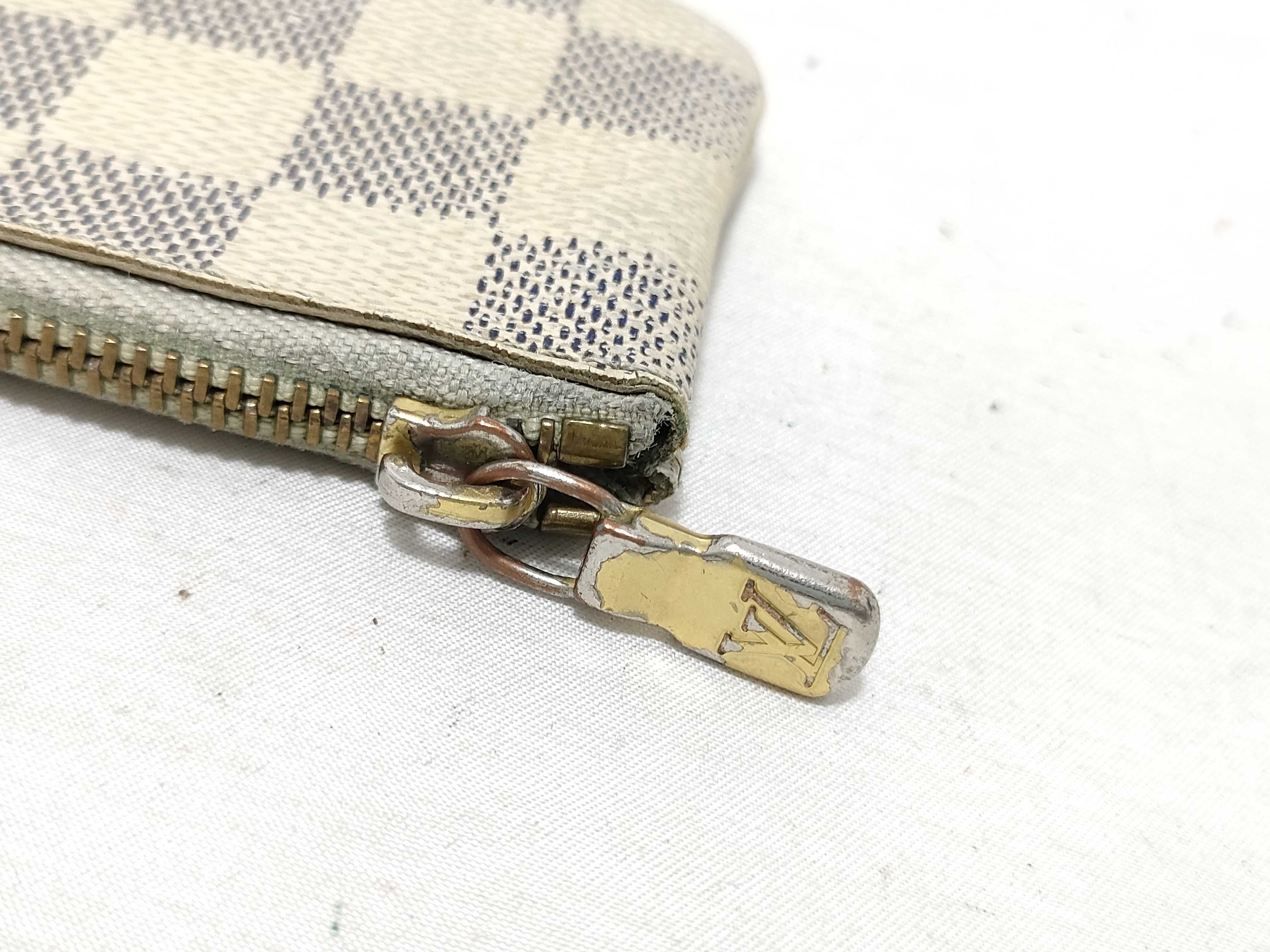 Damier Azur Pochette Cle Coin Purse — view 7