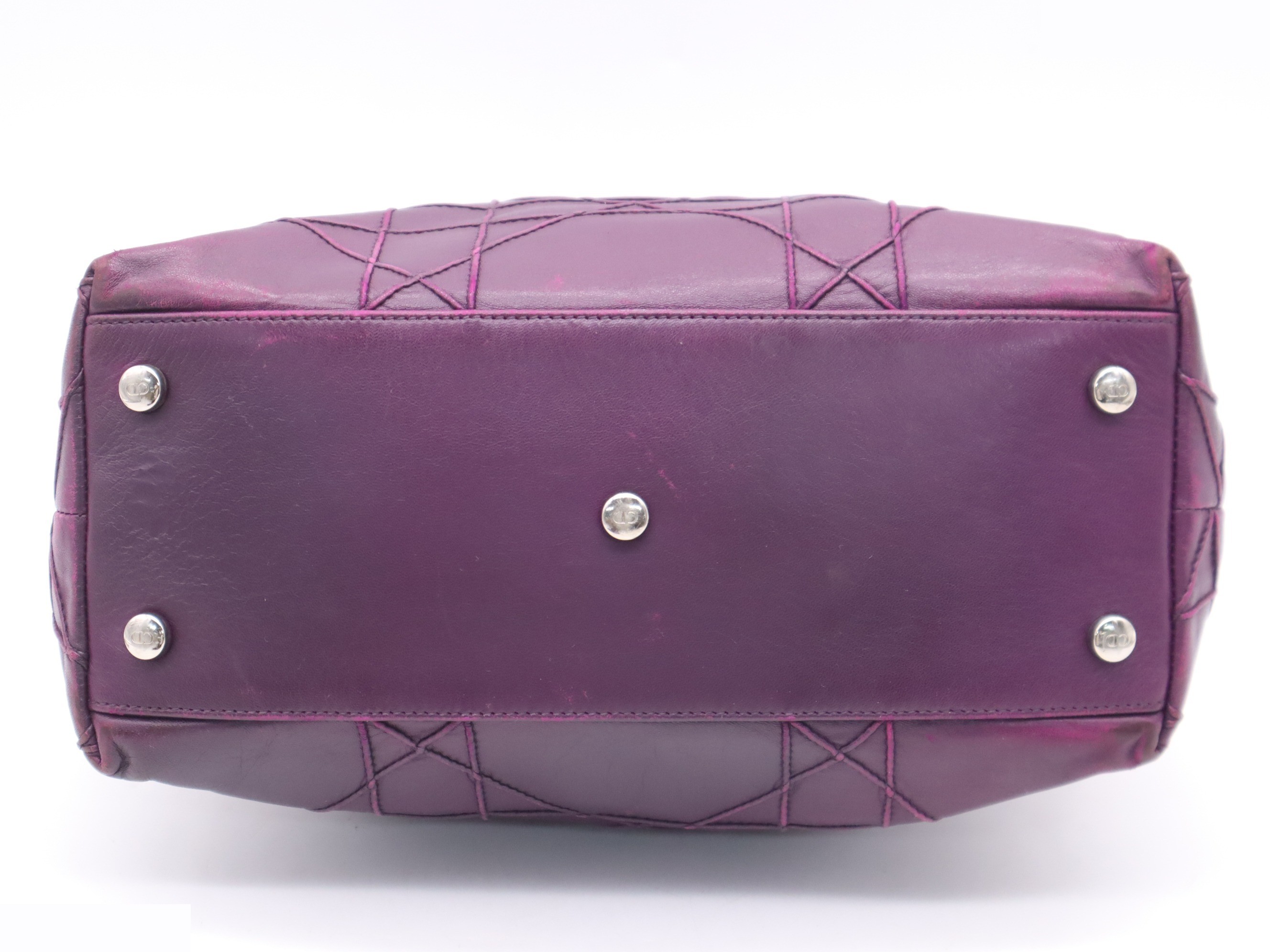 Leather Lady Dior Granville 2-way bag — view 4