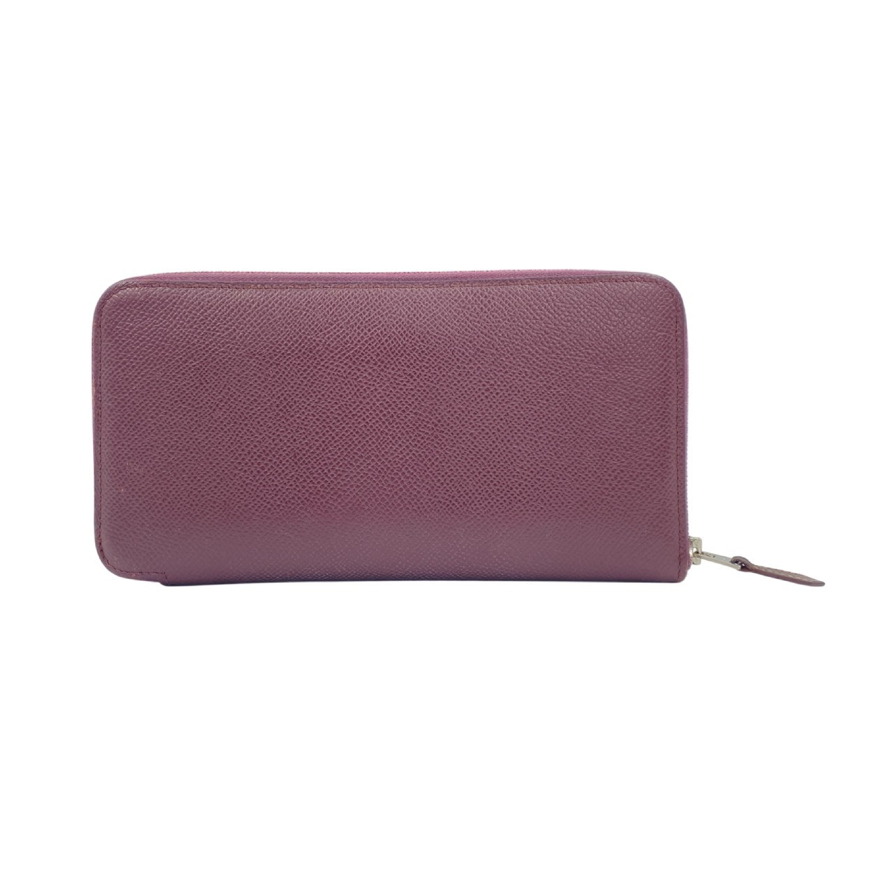 Azap Long Silk In Veau Epsom Round Zip Wallet Bordeaux Silver Hardware A: 2017 Wallet