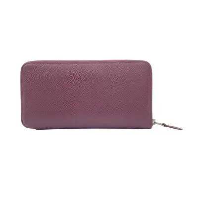 Azap Long Silk In Veau Epsom Round Zip Wallet Bordeaux Silver Hardware A: 2017 Wallet