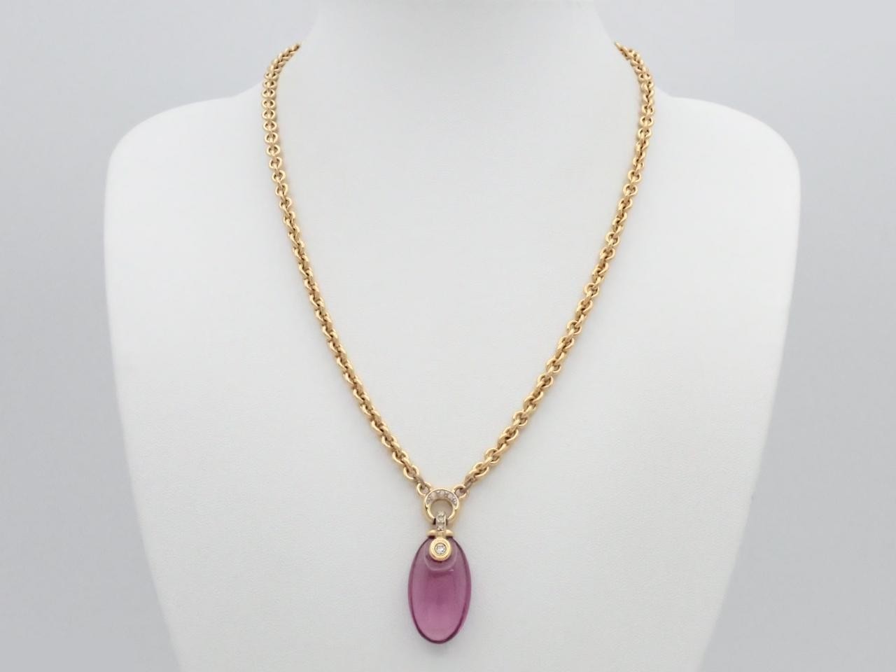 Colored stone necklace GP — view 3