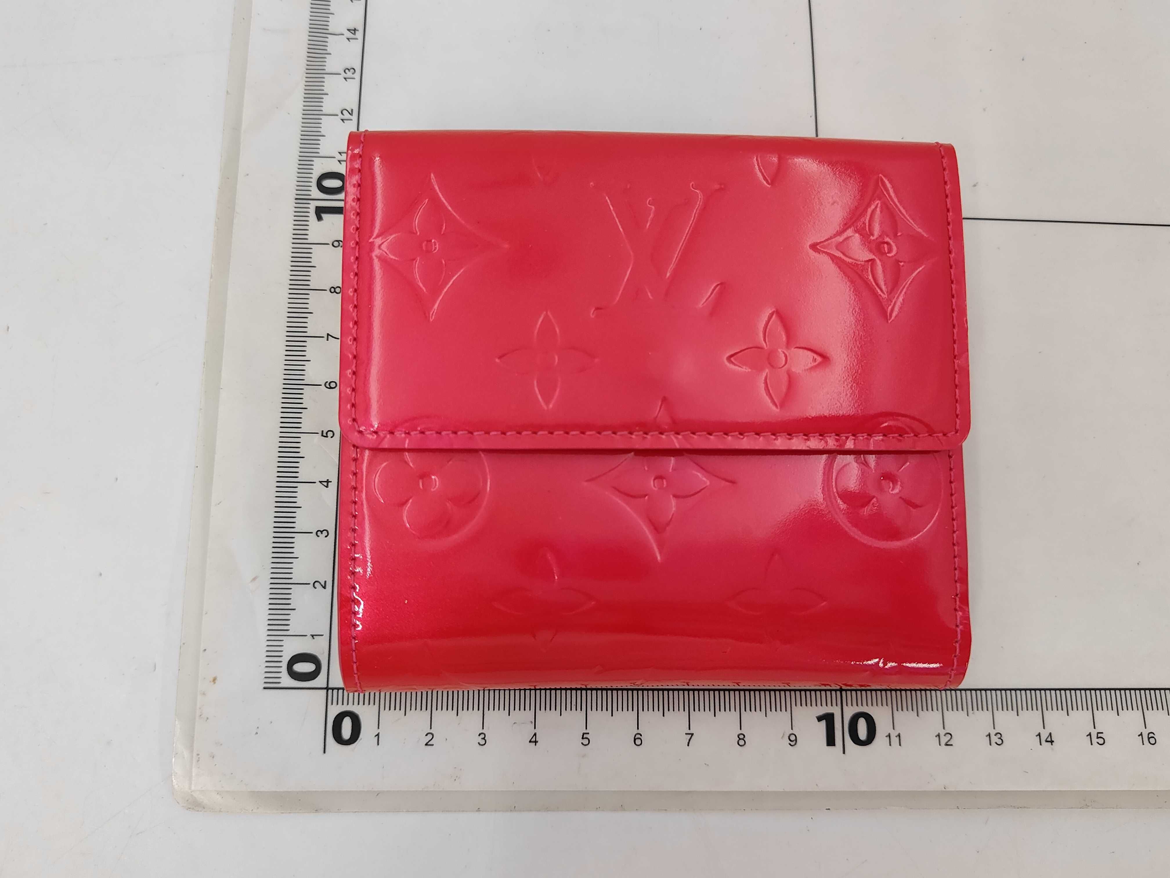 Vernis Louis Vuitton Vernis Portemonnaie Billet Carte Credit Fuchsia Pink TH1022 Wallet — view 2