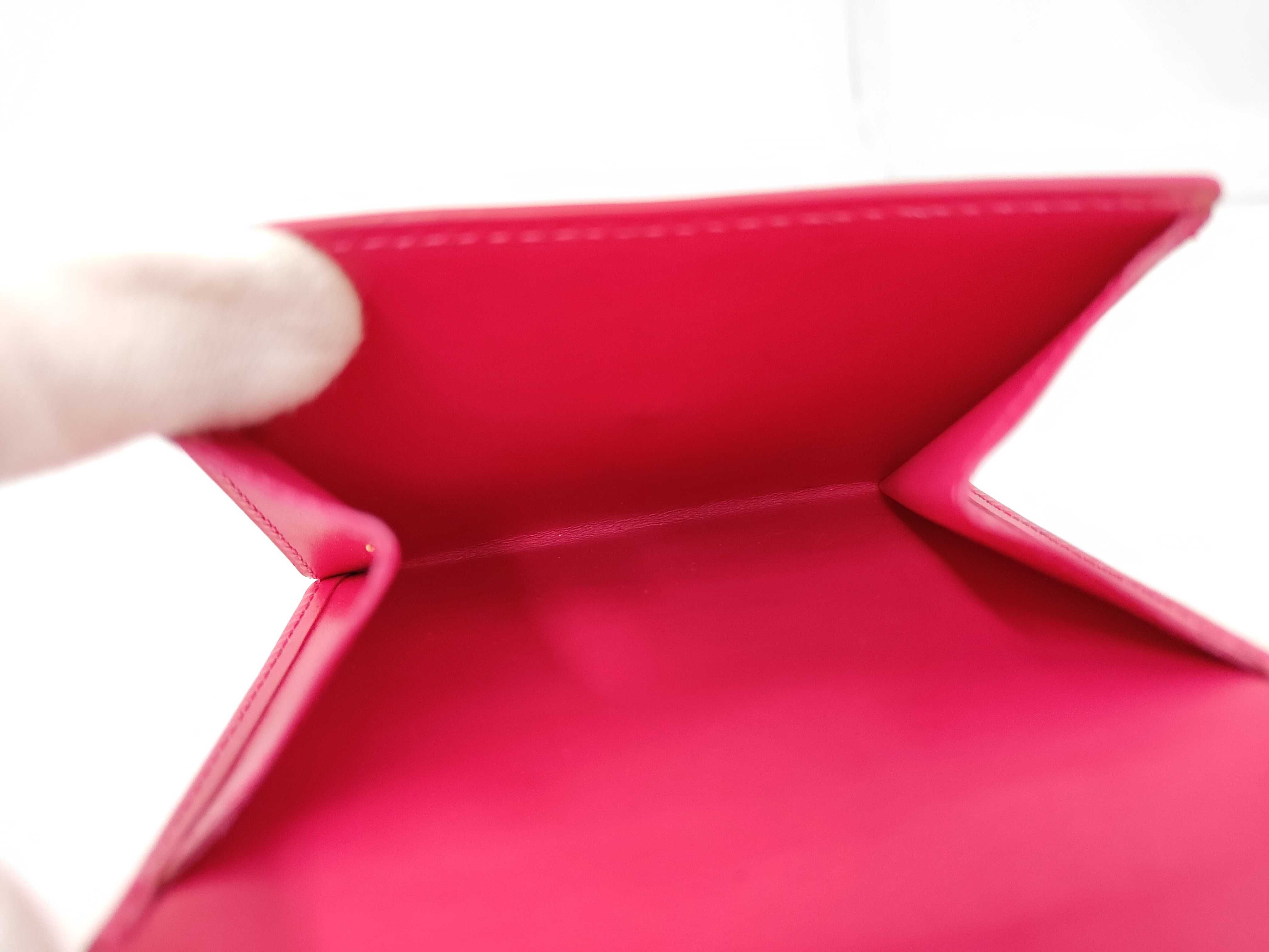 Vernis Louis Vuitton Vernis Portemonnaie Billet Carte Credit Fuchsia Pink TH1022 Wallet — view 4