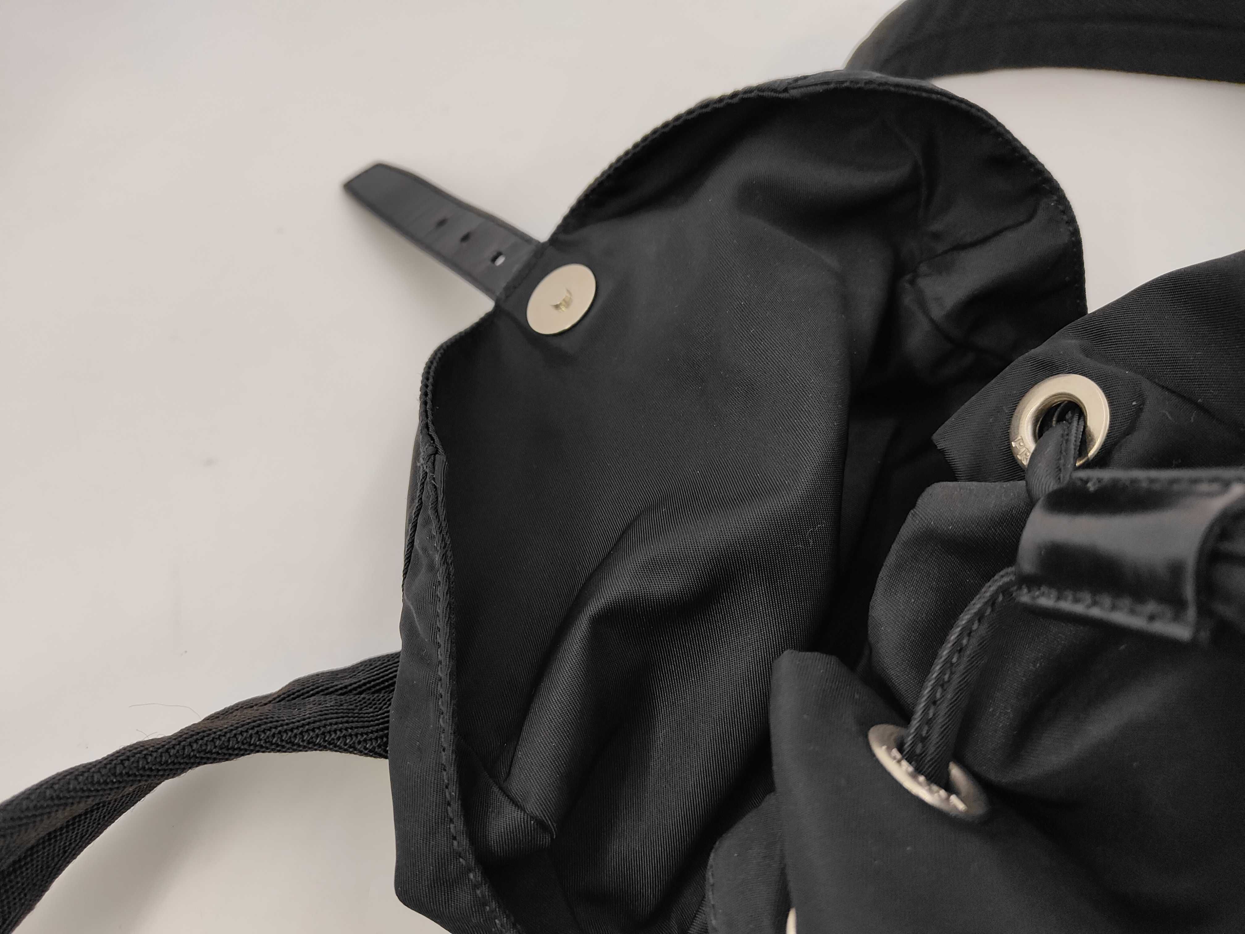 Triangle Logo Backpack (Black) — view 9