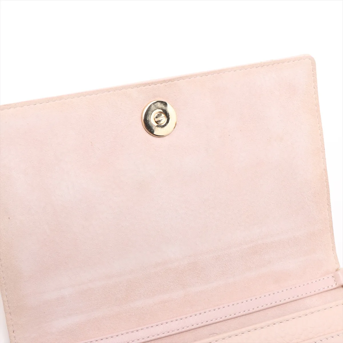 Diorama Leather Chain Wallet Pink — view 11