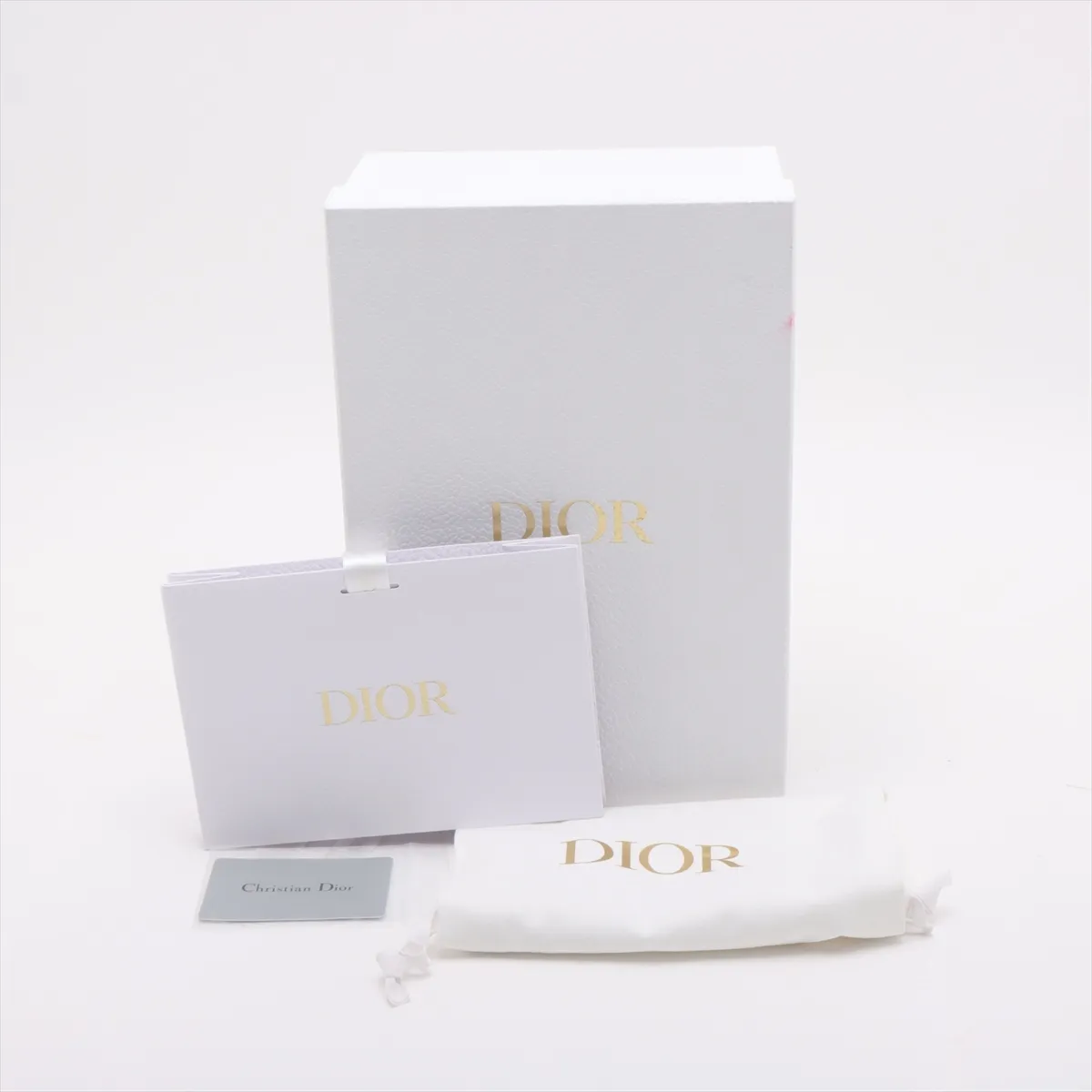 Diorama Leather Chain Wallet Pink — view 13