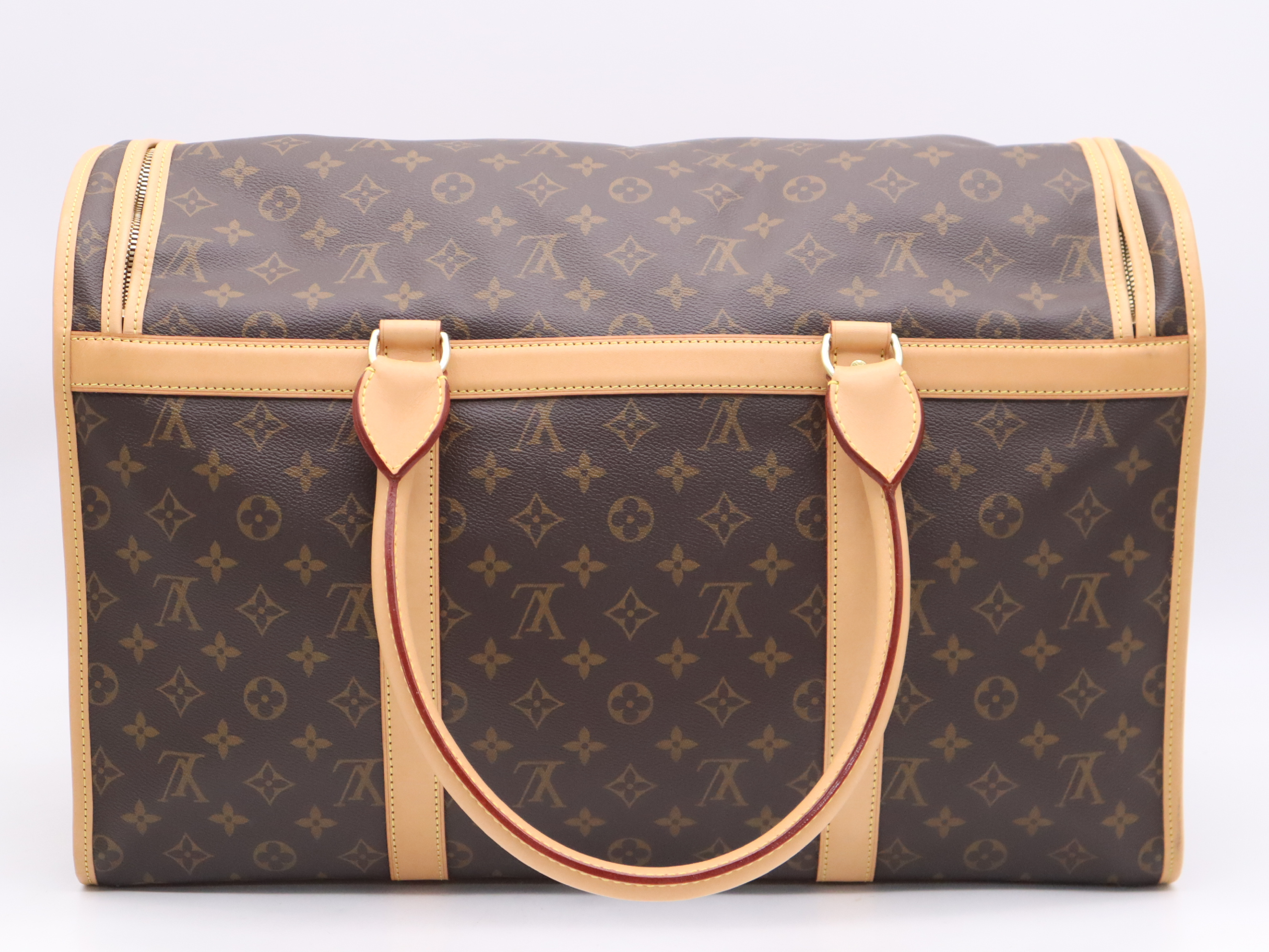 M45662 Monogram Dog Bag, with name tag and dust bag, RIFD verified, Boston bag. — view 2