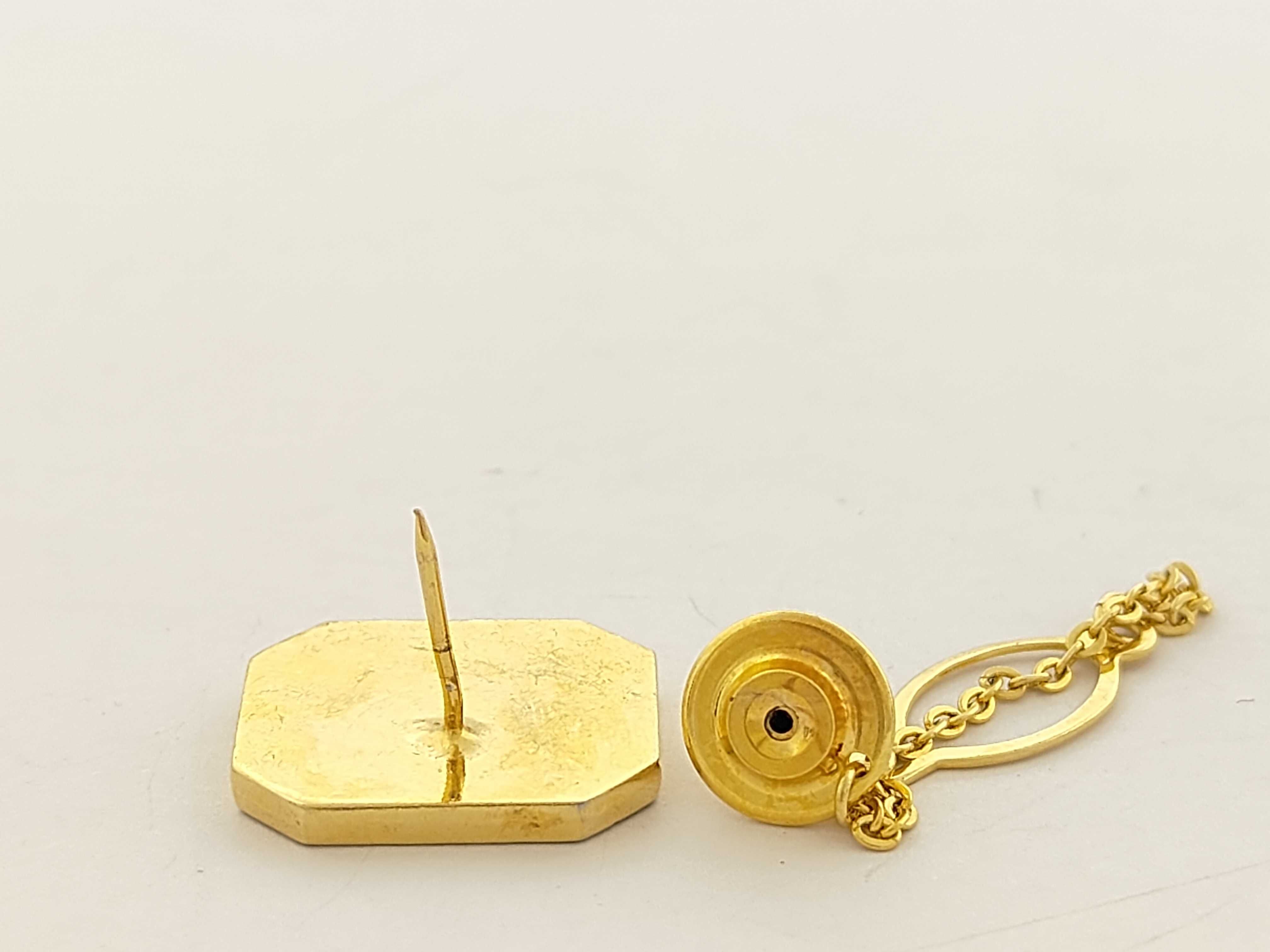 Santos Collection Tie Pin, Cufflinks, and Tie Tack Set — view 6