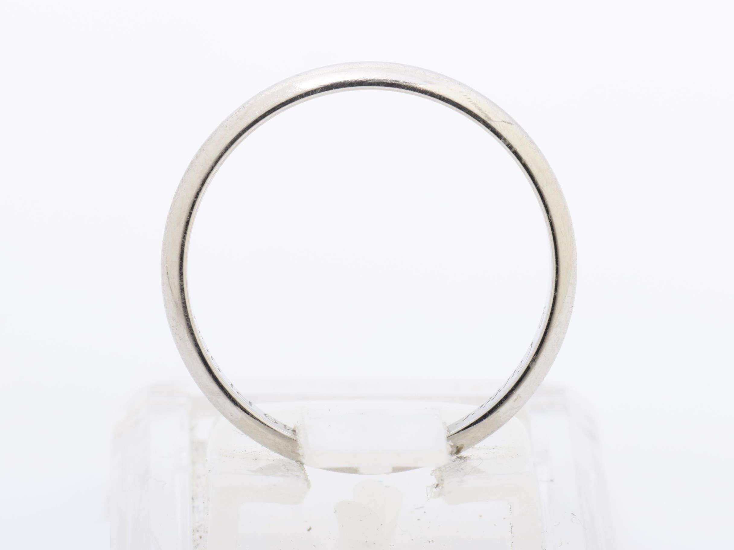 PT950 Cartier ring, 3.1g, size #54 — view 4