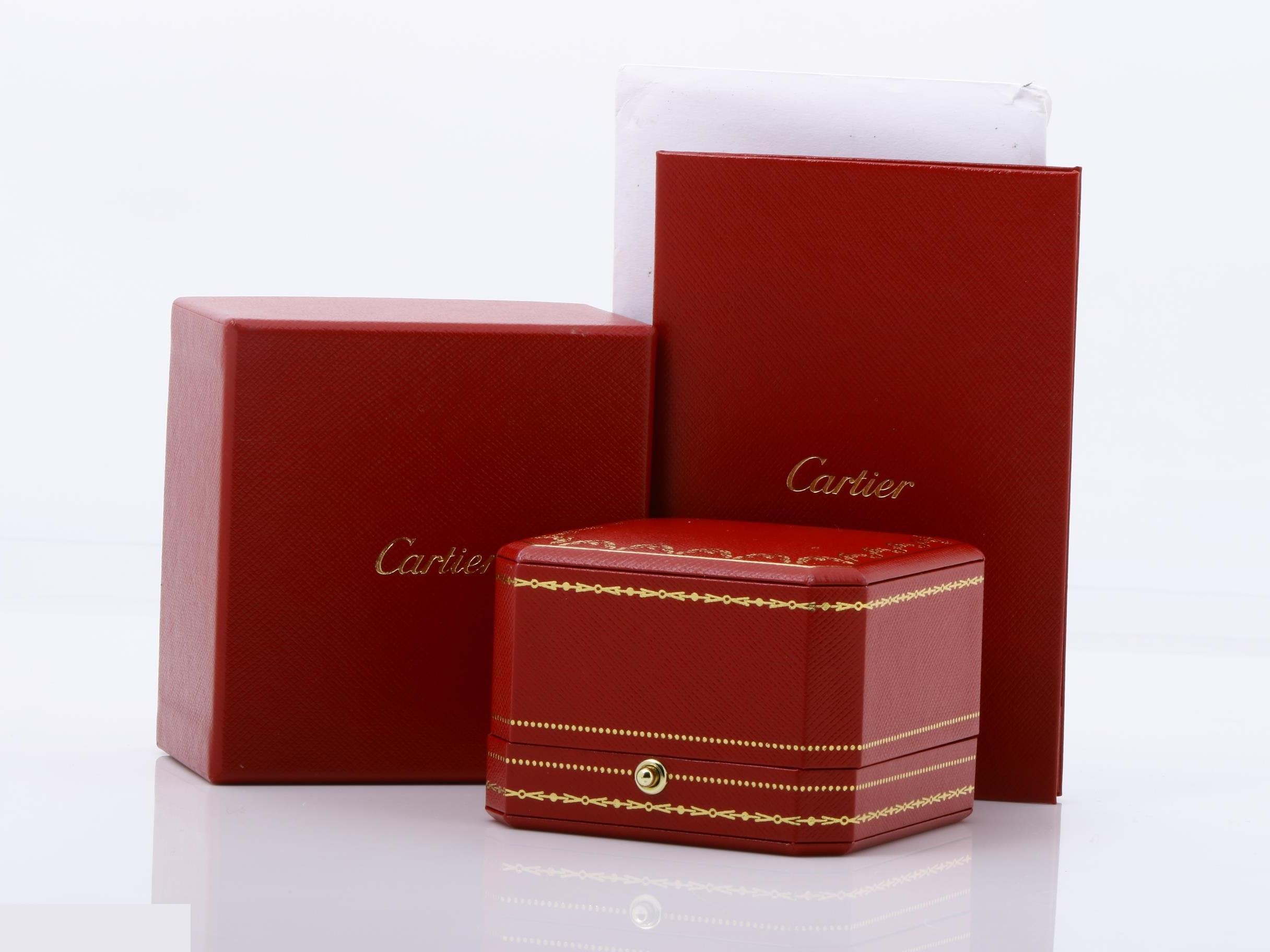 PT950 Cartier ring, 3.1g, size #54 — view 5
