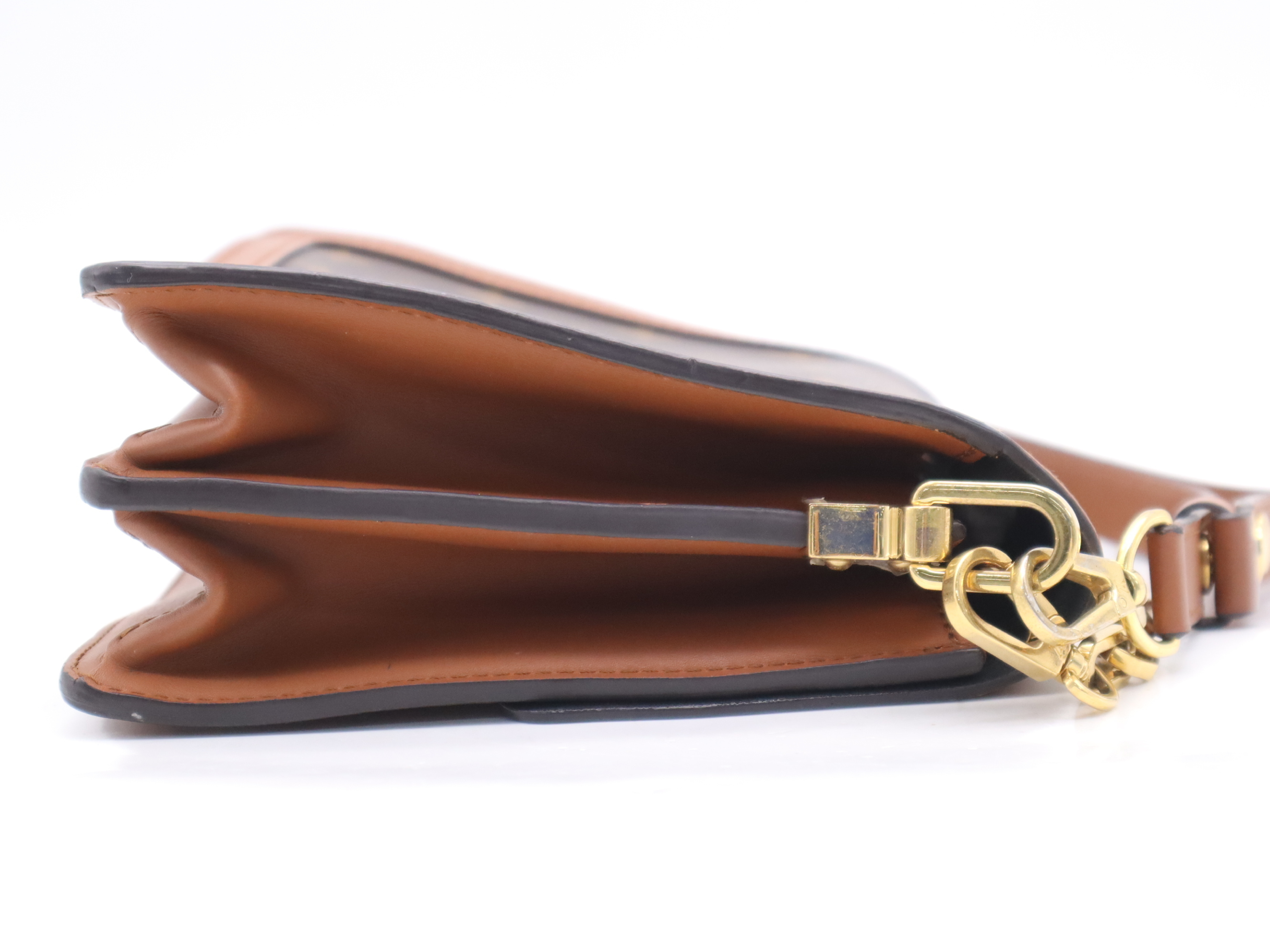 M45959 Monogram & Monogram Reverse Canvas Dauphine MINI Shoulder Bag with 2 Shoulder Straps — view 5