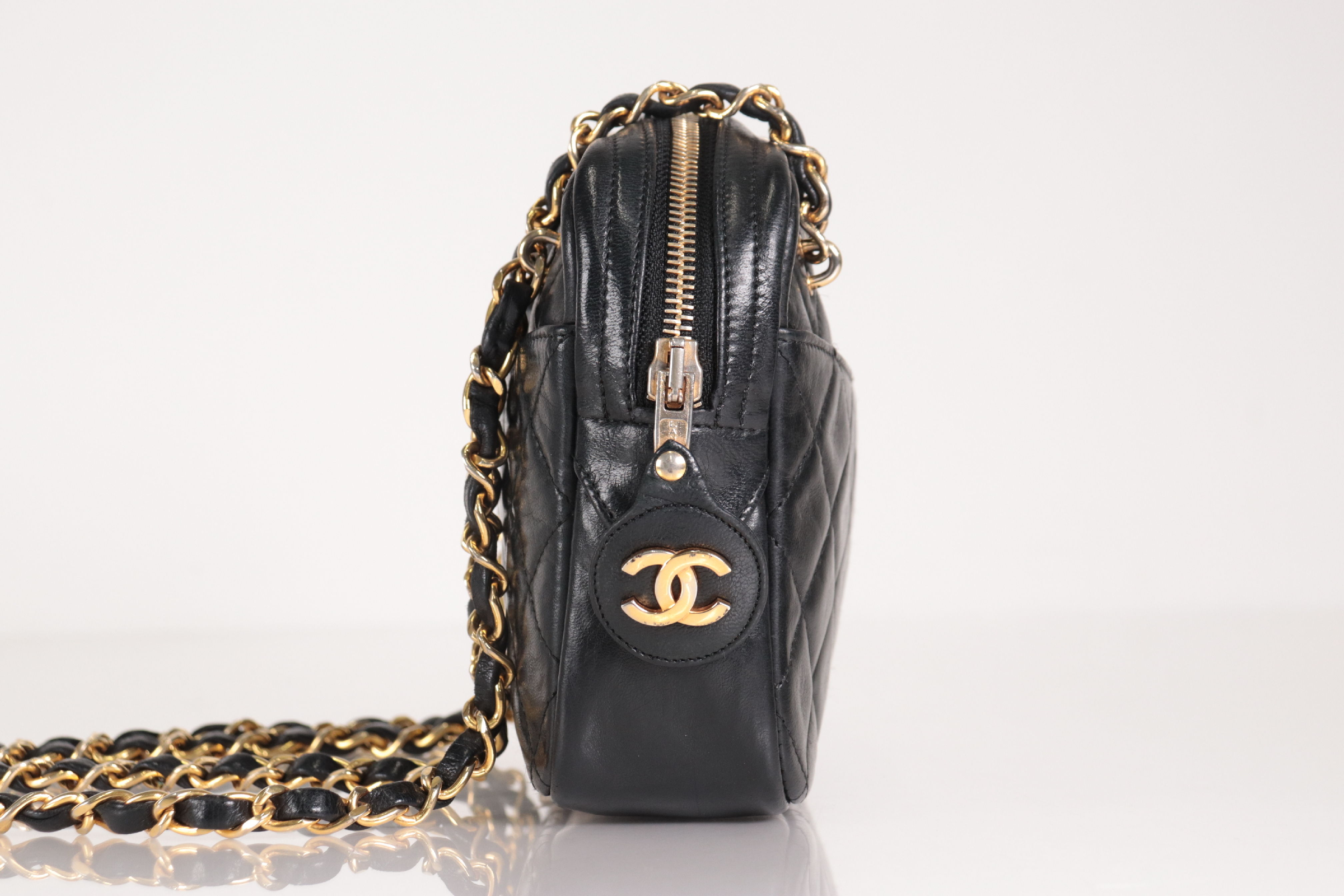 Lambskin Chain Shoulder Bag (Series 1) — view 4