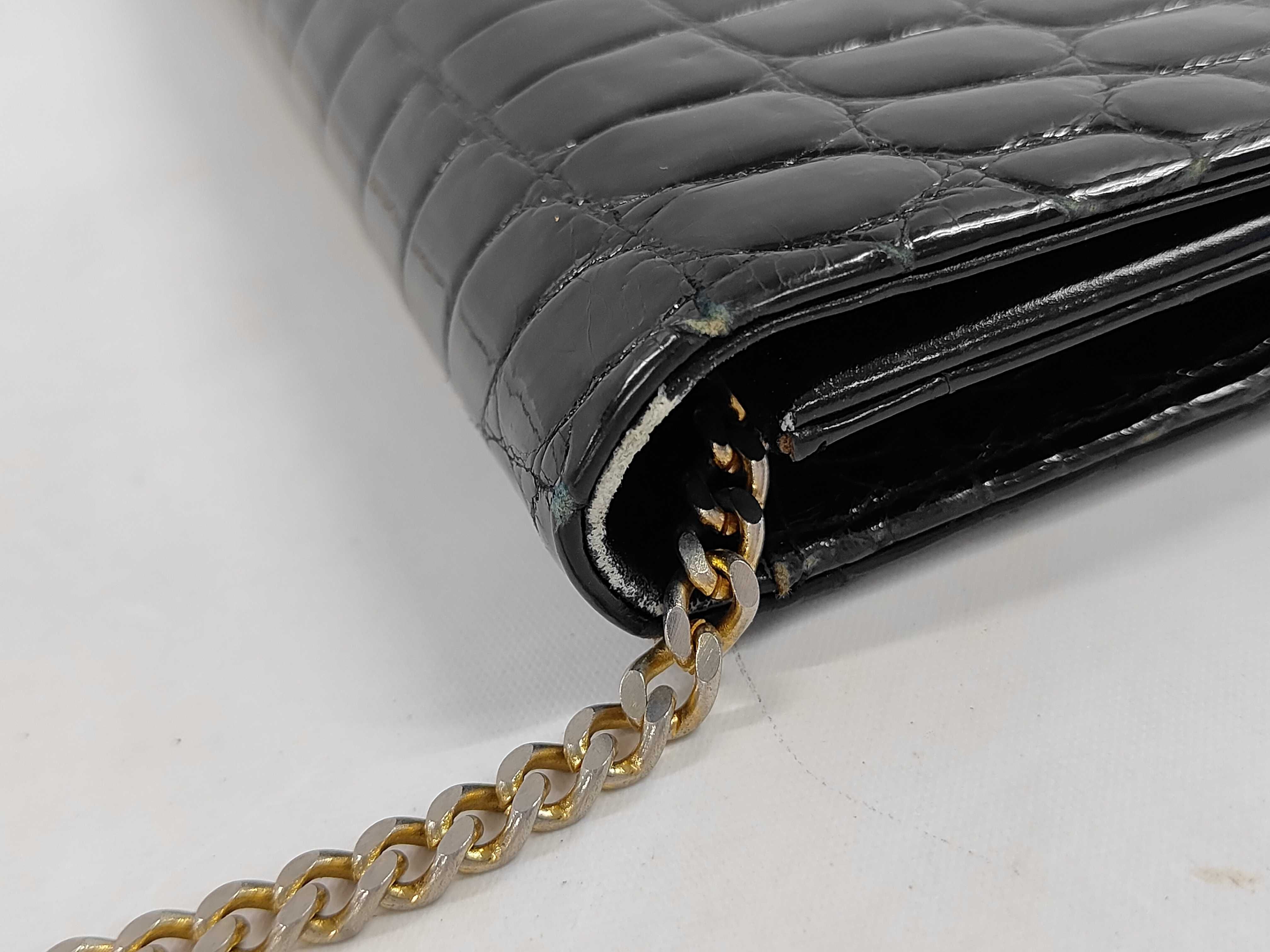 Crocodile Chain Shoulder Bag — view 6