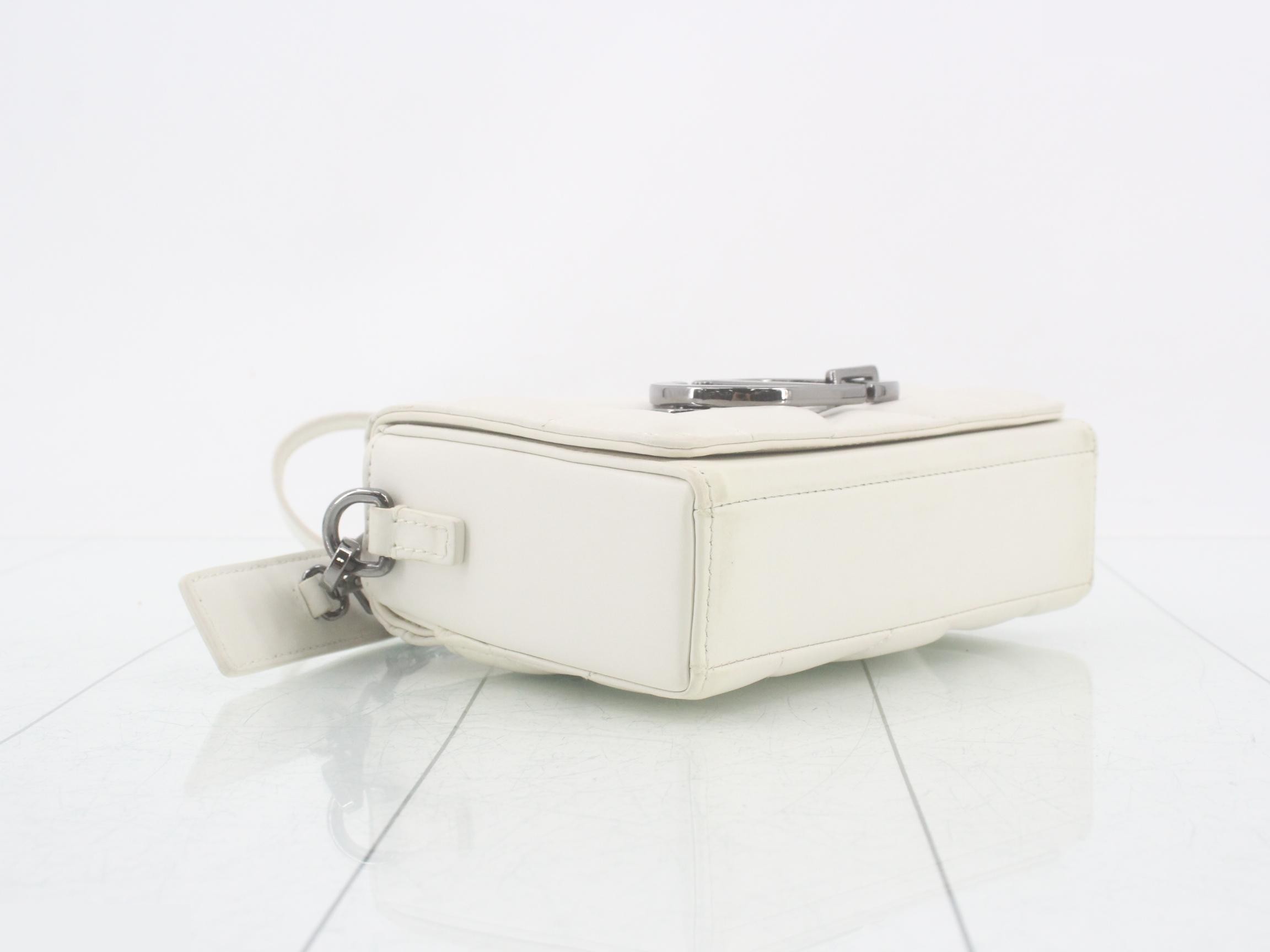Cannage Leather Chain Shoulder Bag — view 5