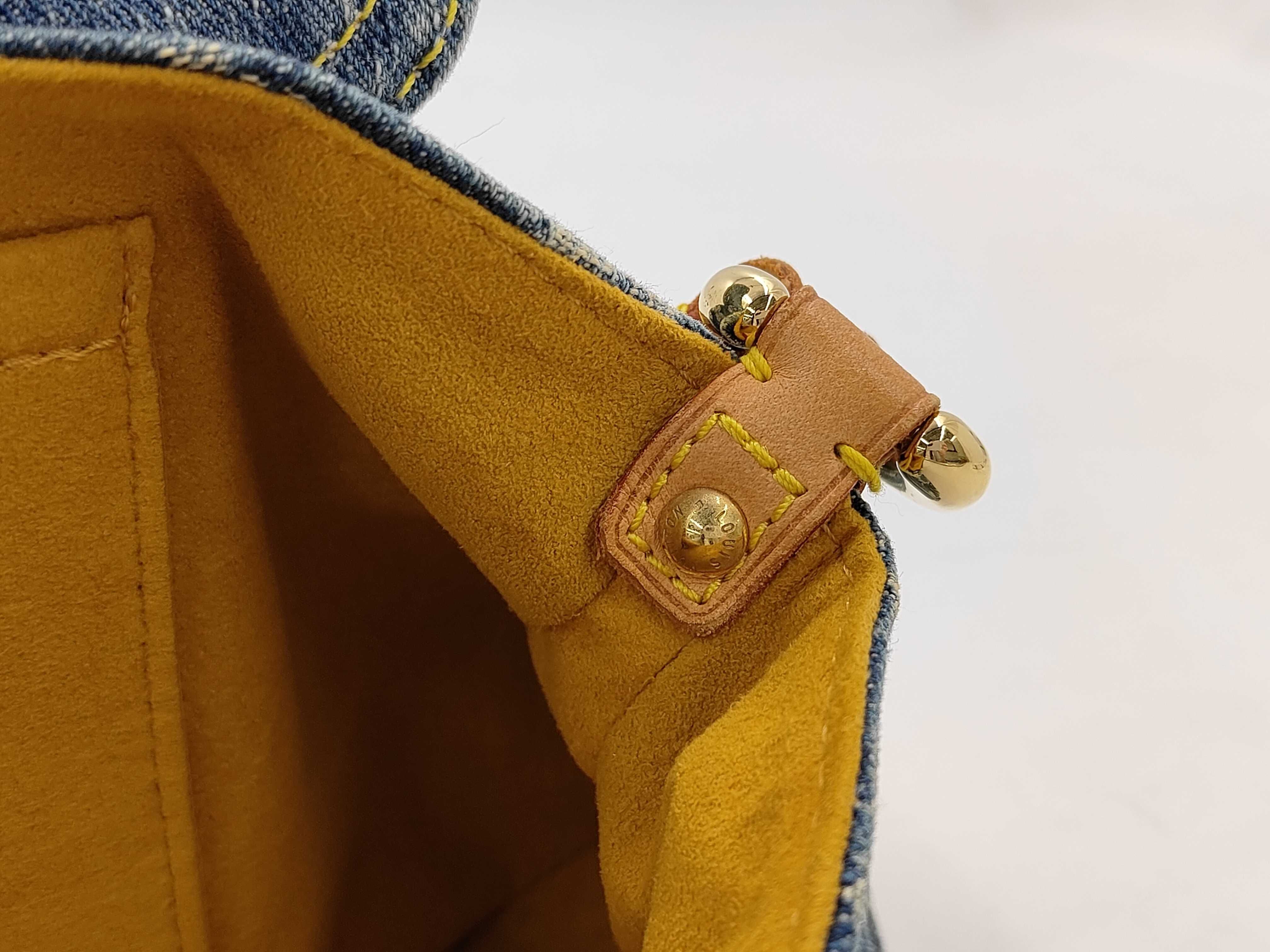 Monogram Denim M95050 Mini Pleated Shoulder Bag — view 11