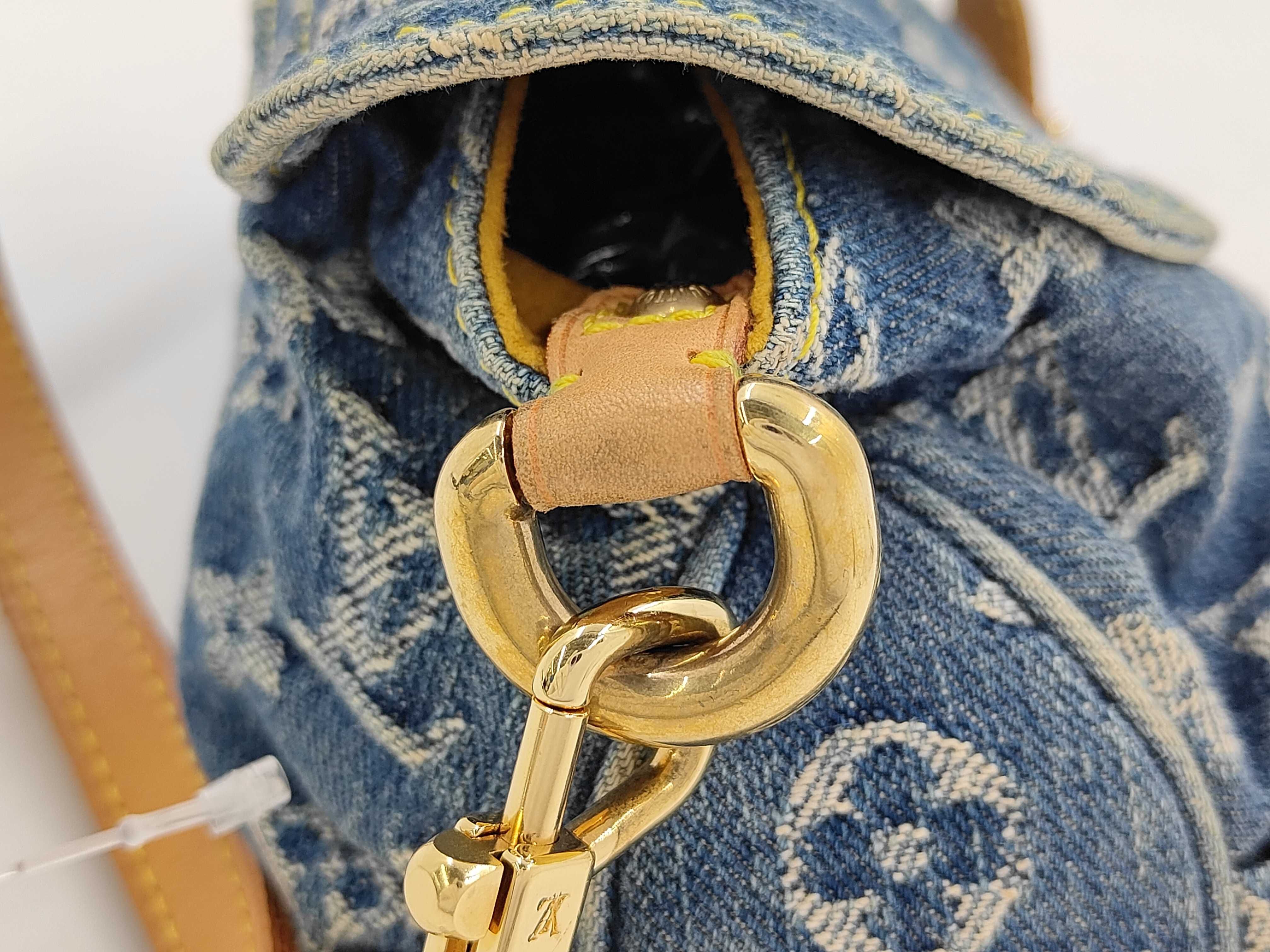 Monogram Denim M95050 Mini Pleated Shoulder Bag — view 5