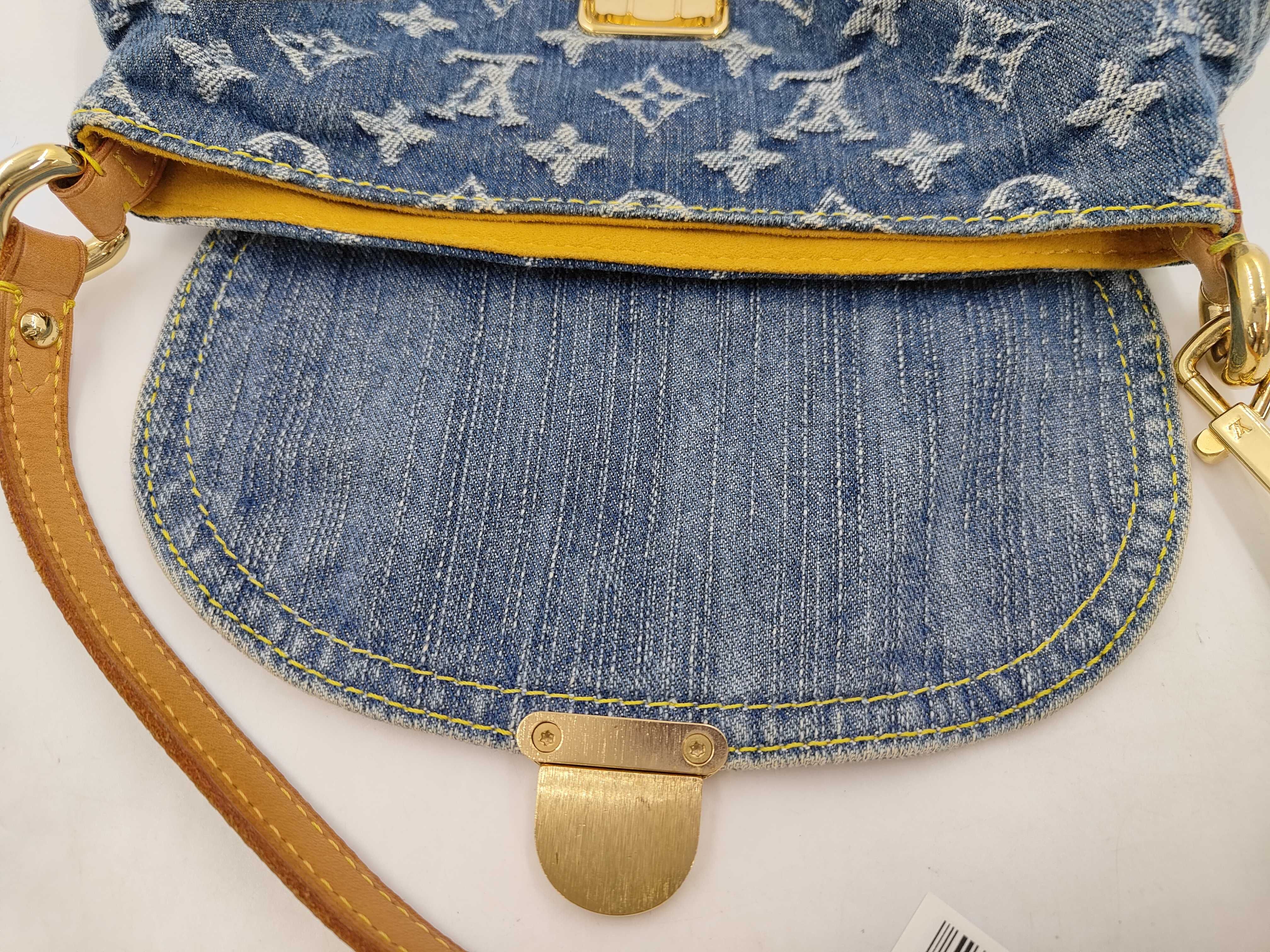 Monogram Denim M95050 Mini Pleated Shoulder Bag — view 8