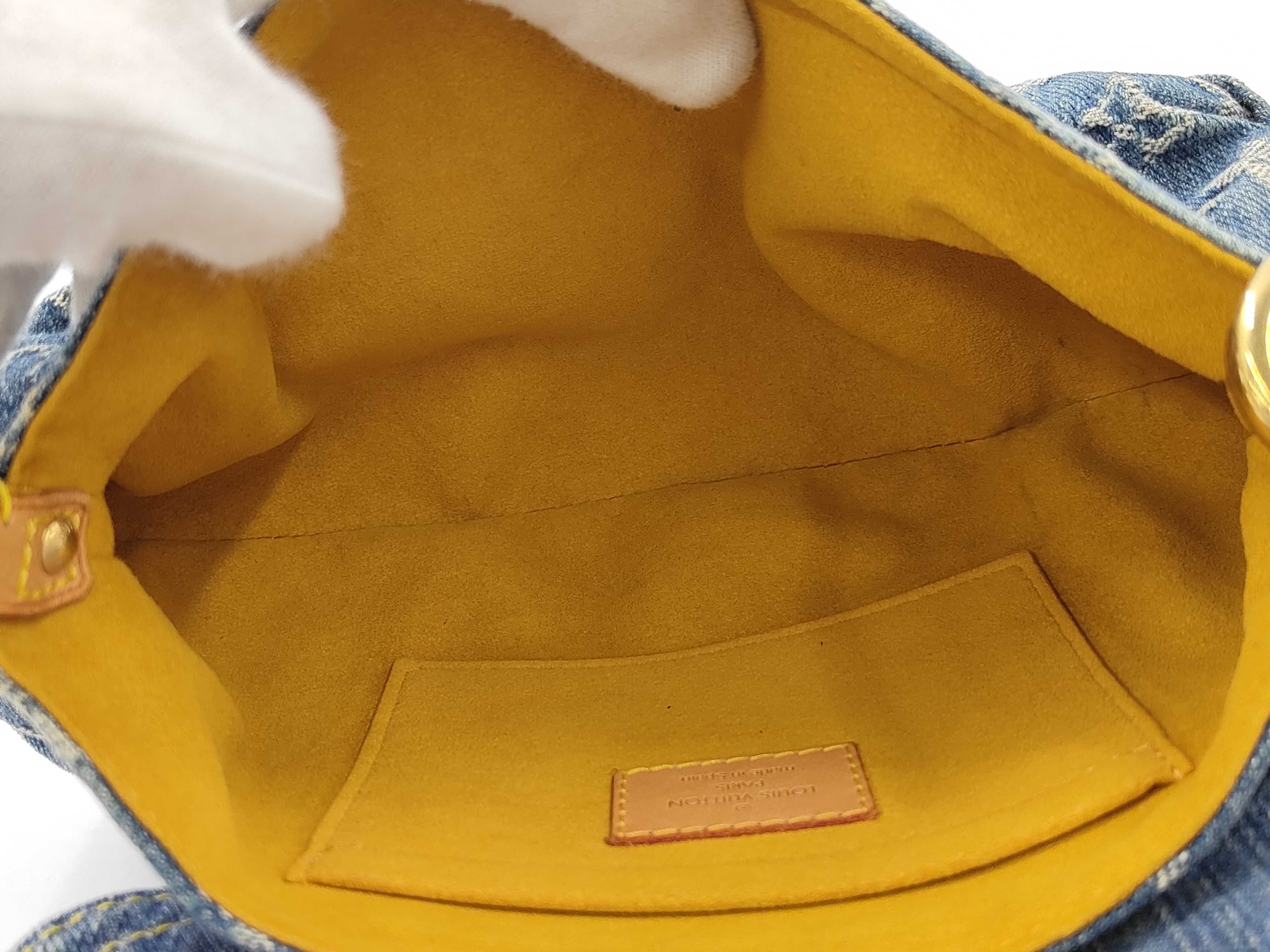 Monogram Denim M95050 Mini Pleated Shoulder Bag — view 9