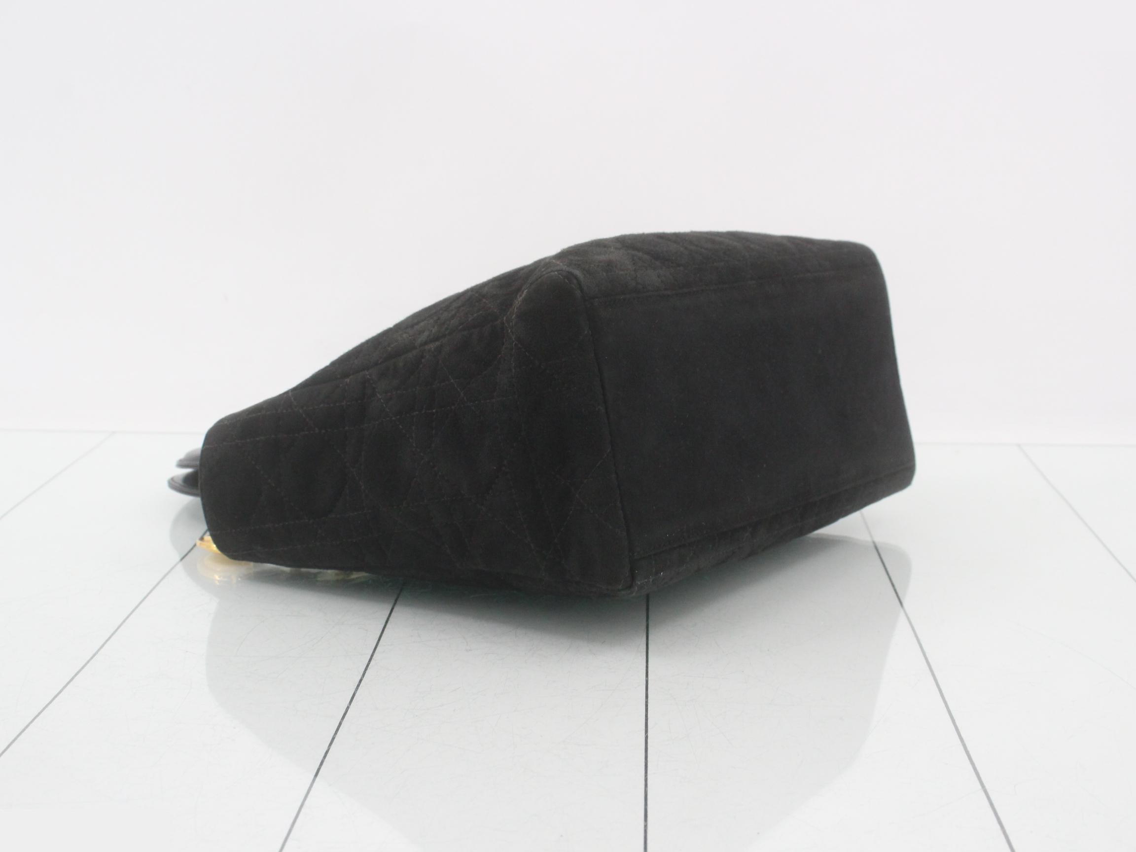 Lady Dior velvet black — view 5