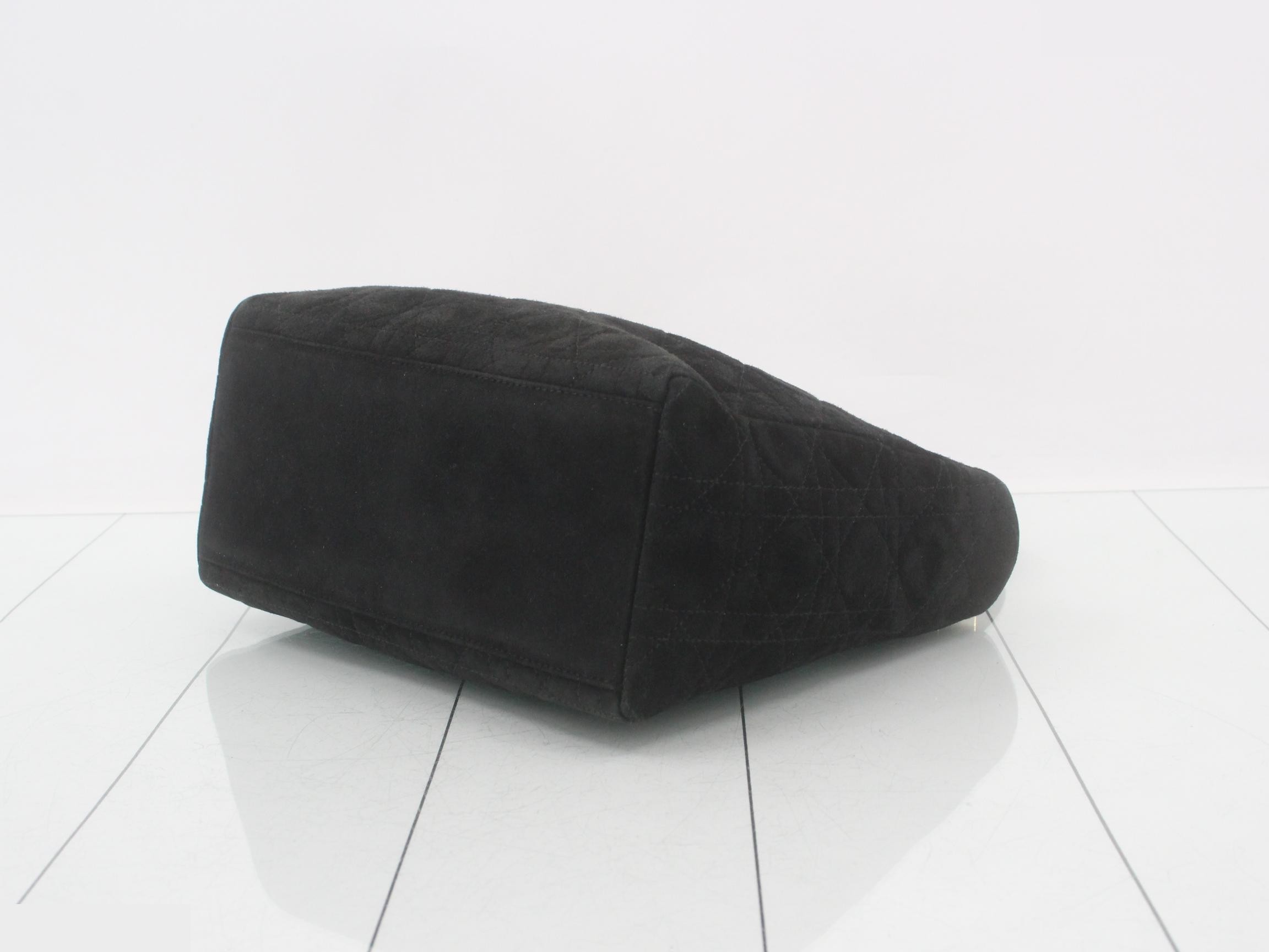 Lady Dior velvet black — view 6