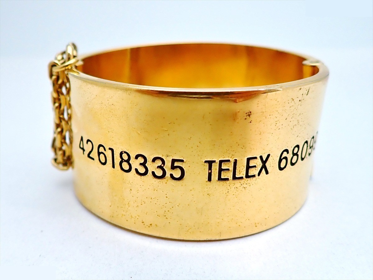 Logo Address Cufflinks, Wrist size approximately 18cm — view 2