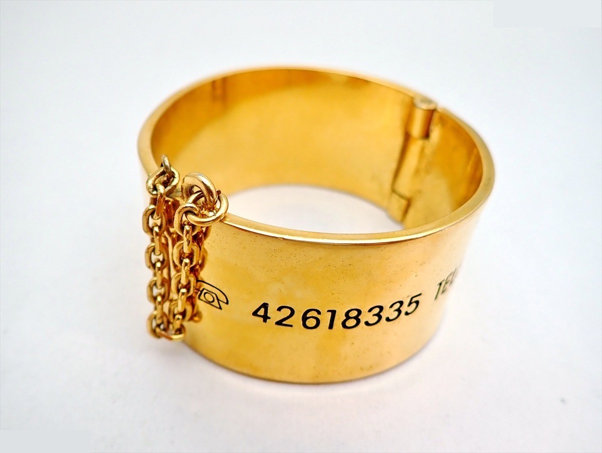 Logo Address Cufflinks, Wrist size approximately 18cm — view 4