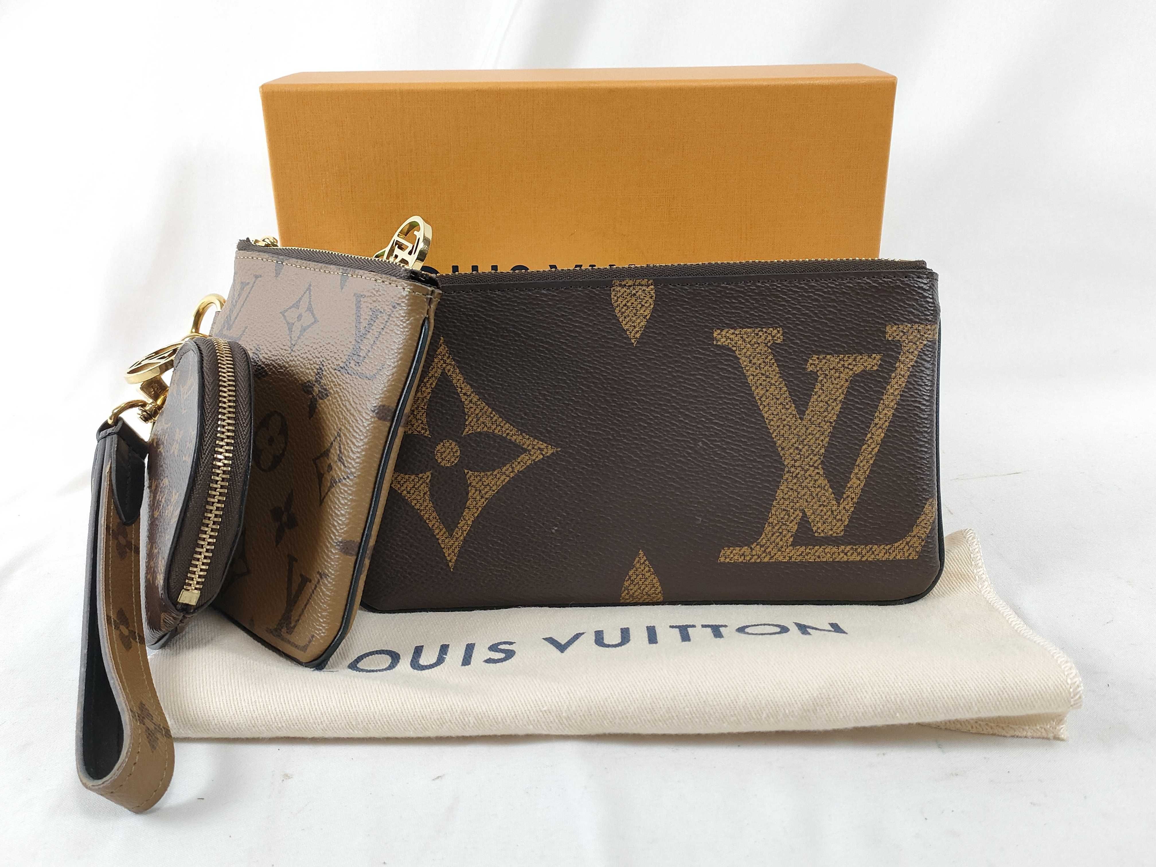 Monogram Louis Vuitton Pochette Trio Pouch Monogram Giant Pouch