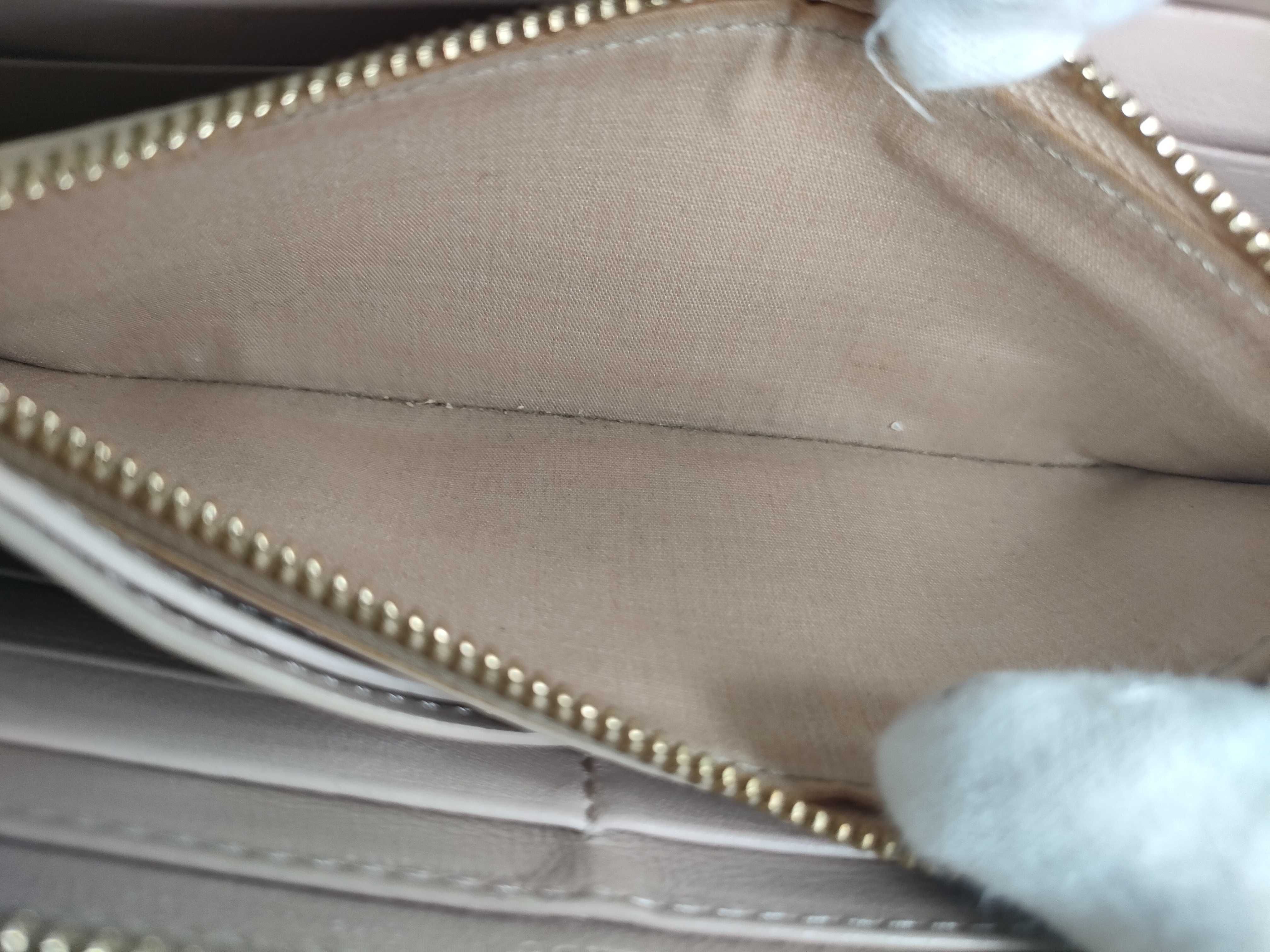 leather round zipper long wallet — view 11