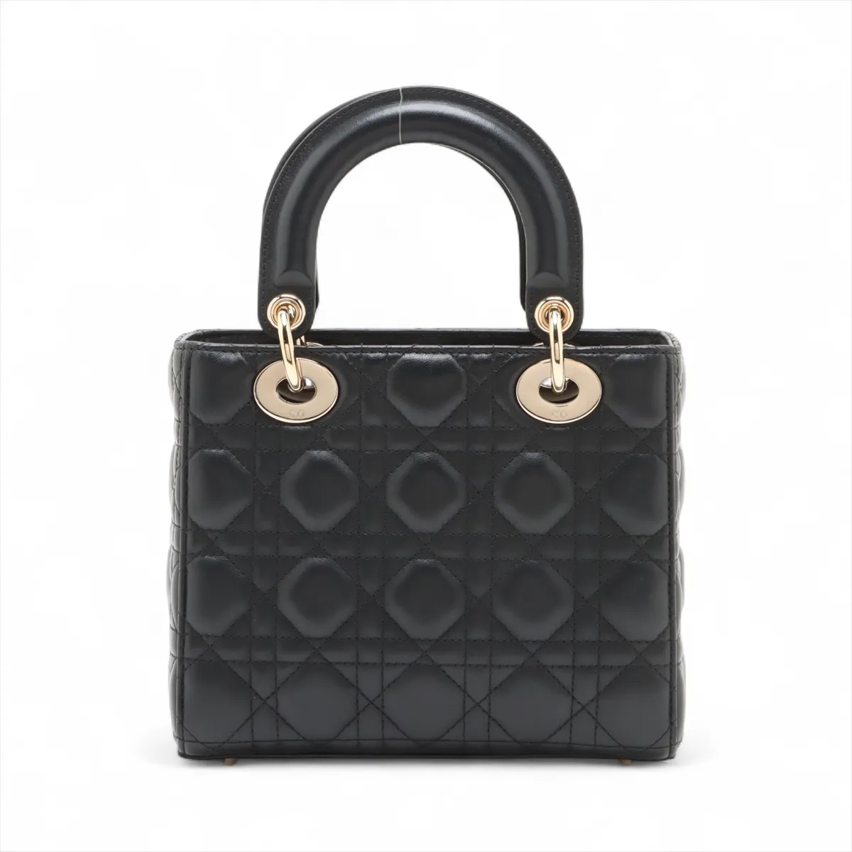 Cannage My Lady Dior Leather 2WAY Handbag Black — view 2