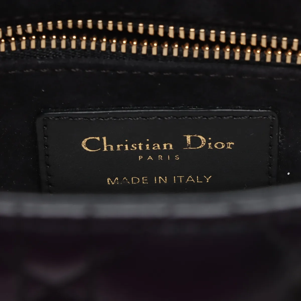 Cannage My Lady Dior Leather 2WAY Handbag Black — view 11