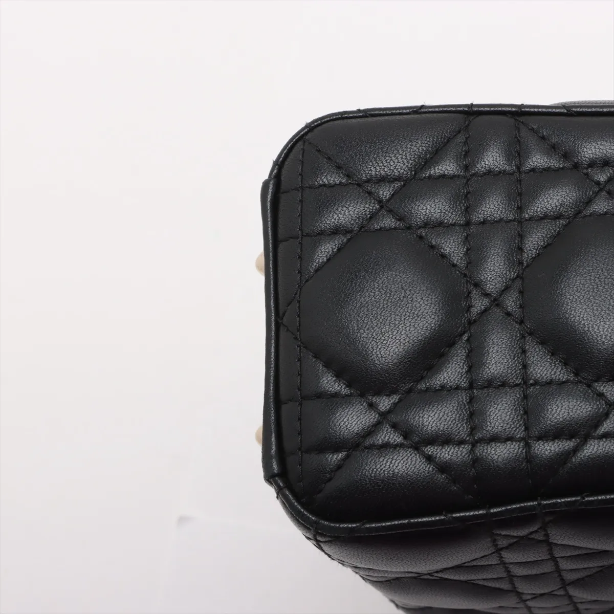 Cannage My Lady Dior Leather 2WAY Handbag Black — view 15