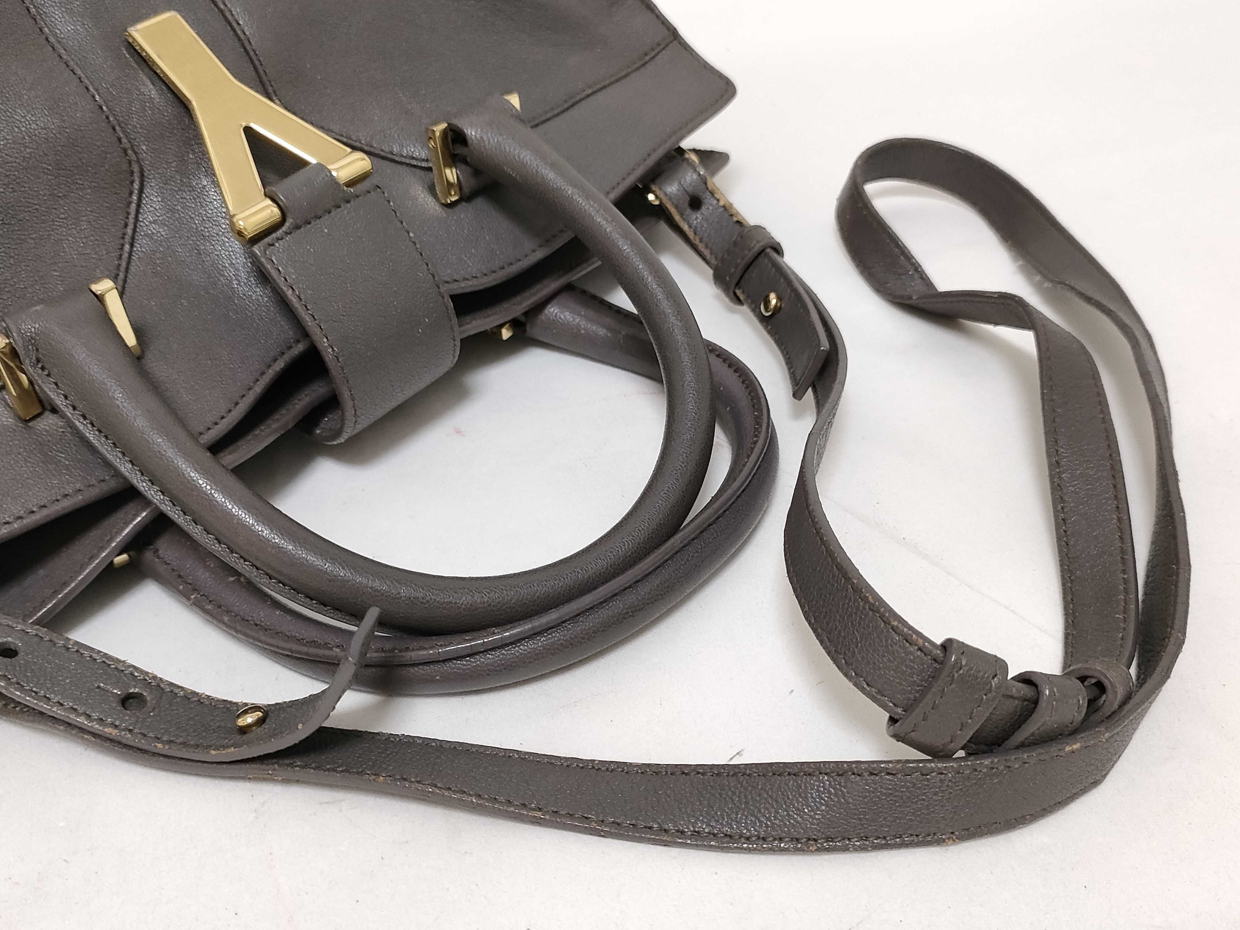 Petit Cabas 2-Way Handbag, Gray — view 3