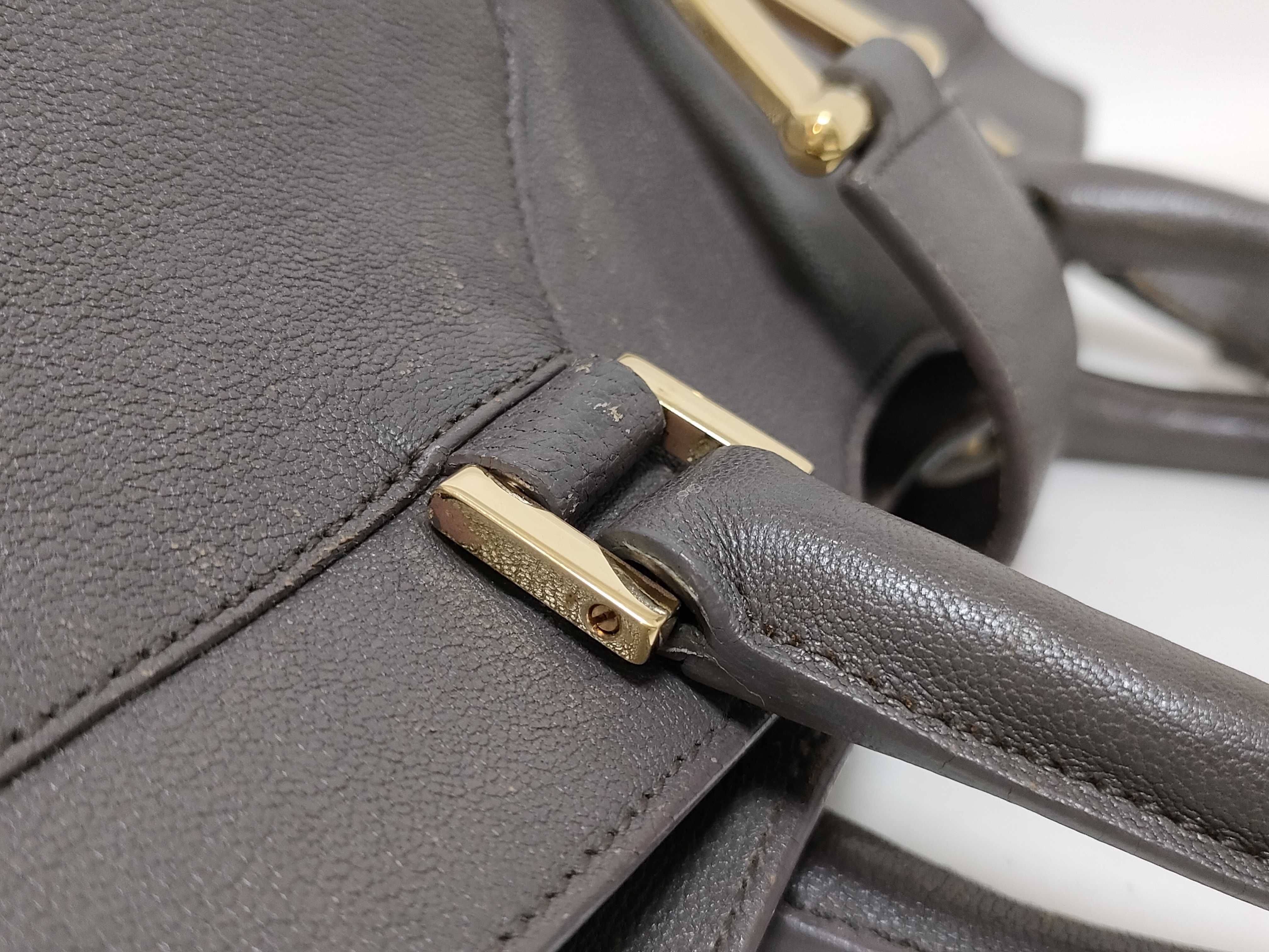 Petit Cabas 2-Way Handbag, Gray — view 5