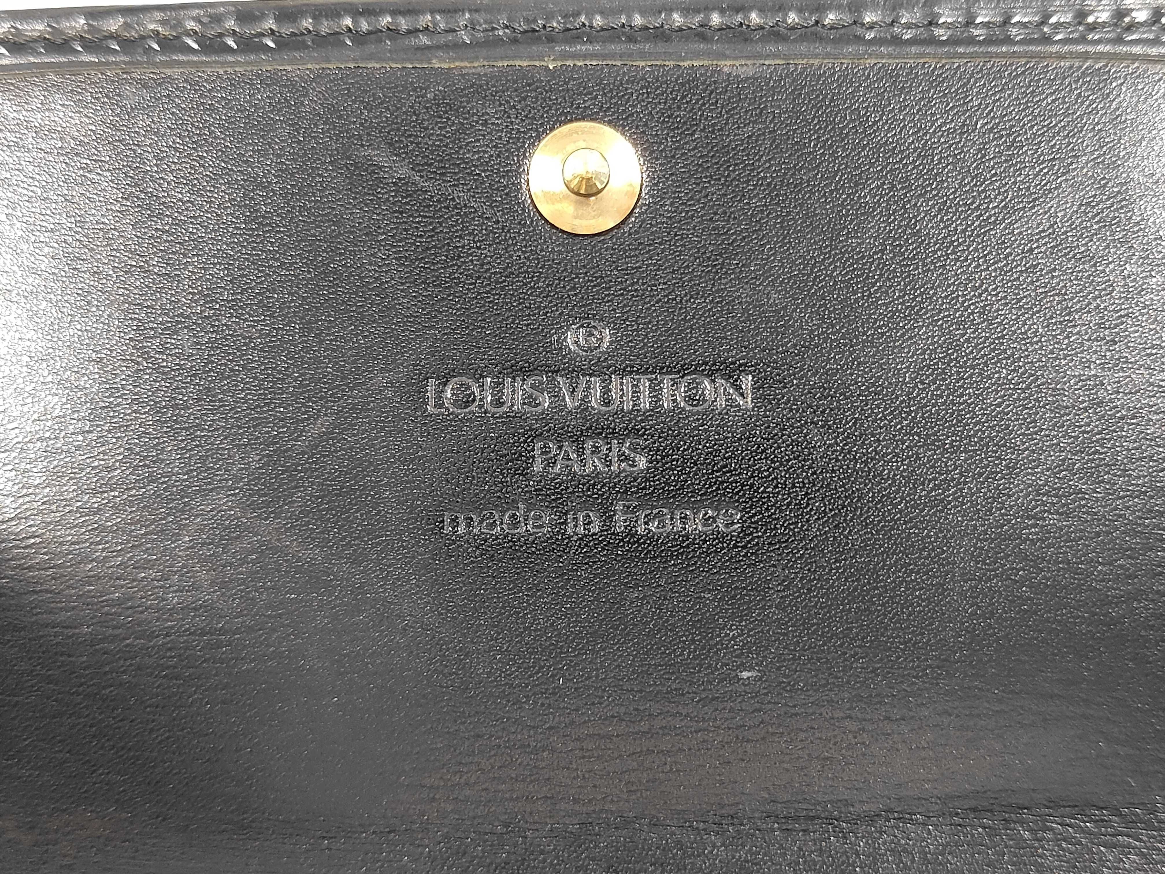 Epi Pochette Portemonnaie Credit Noir MI0991 Wallet — view 6