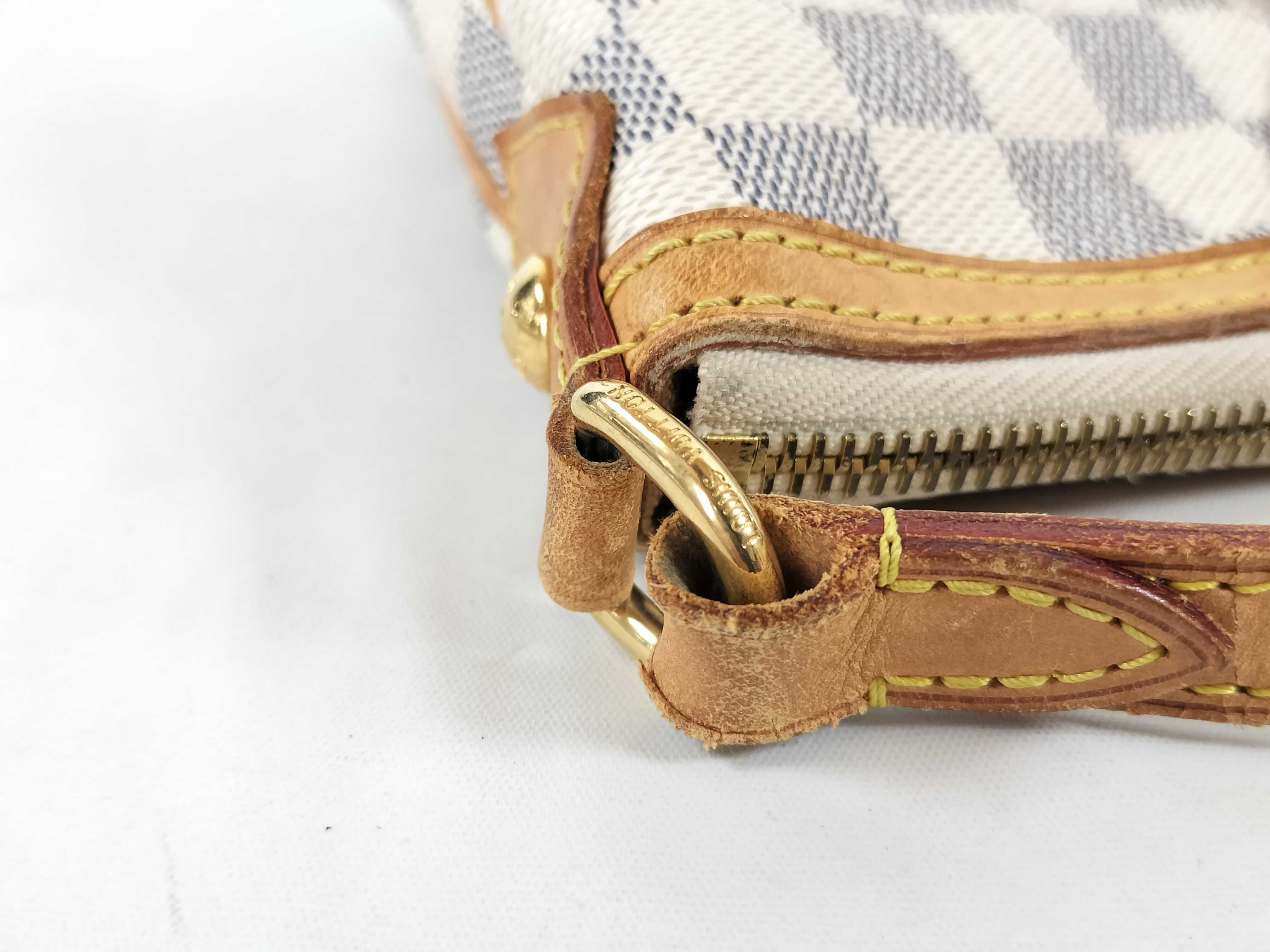 Damier Azur N41113 Azur Siracus PM Shoulder Bag — view 5