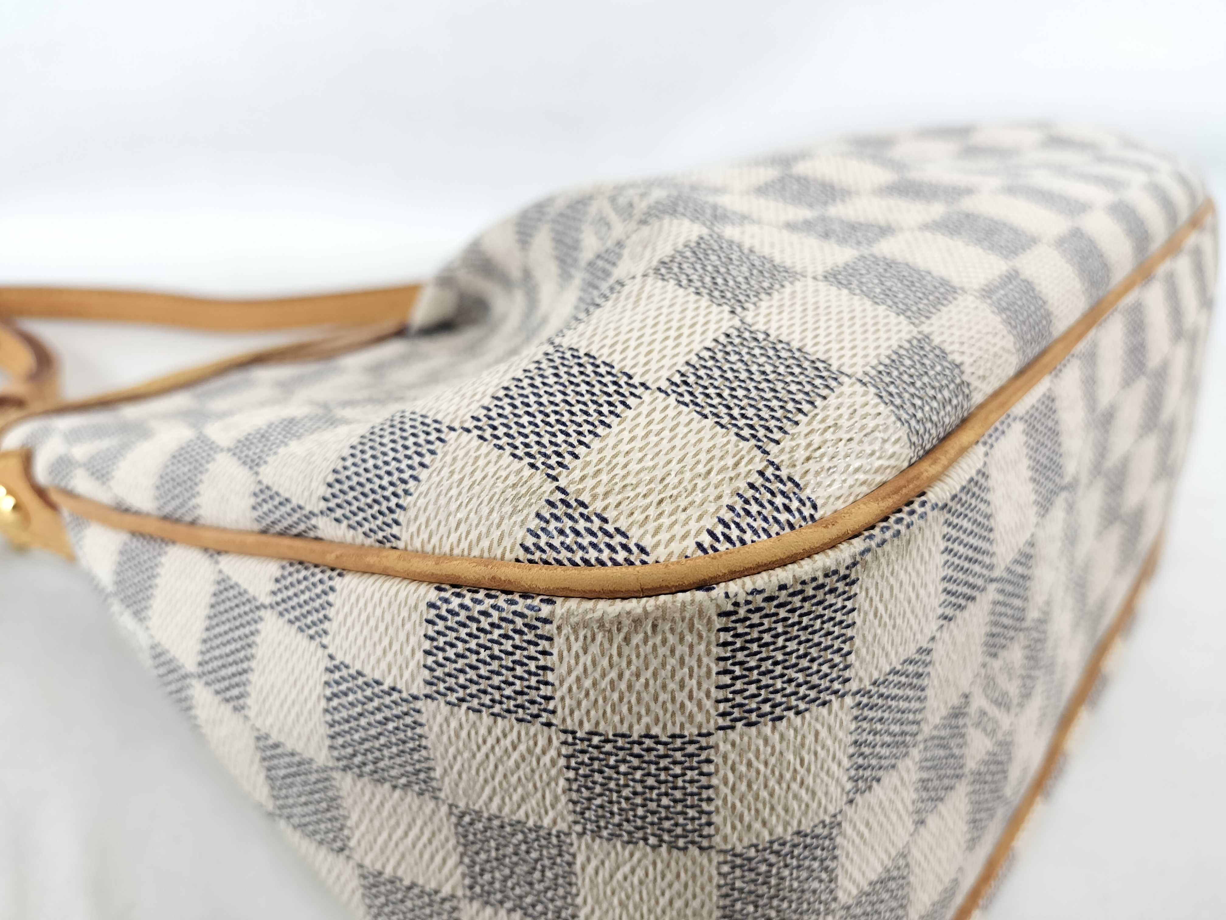 Damier Azur N41113 Azur Siracus PM Shoulder Bag — view 6