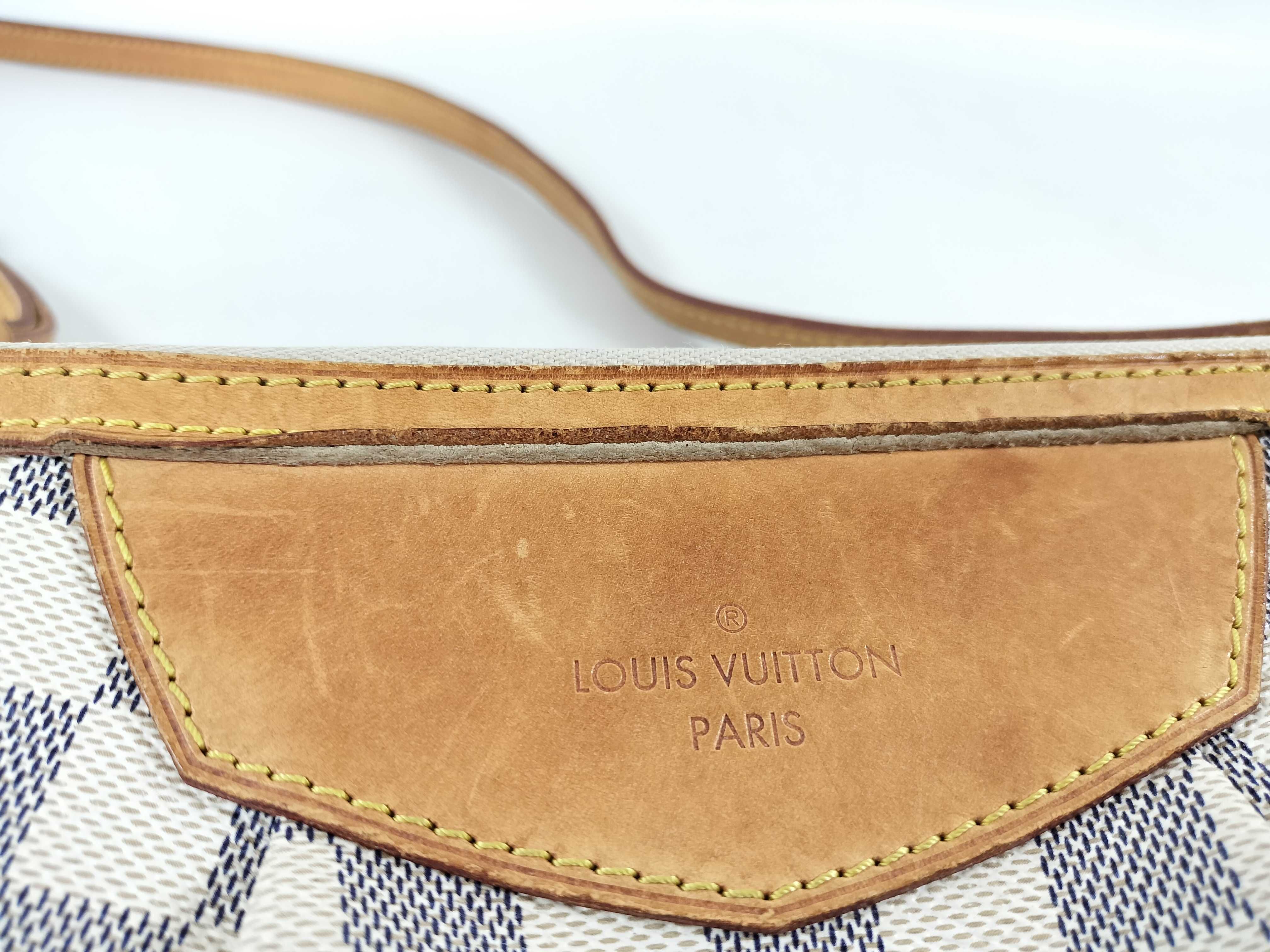 Damier Azur N41113 Azur Siracus PM Shoulder Bag — view 7