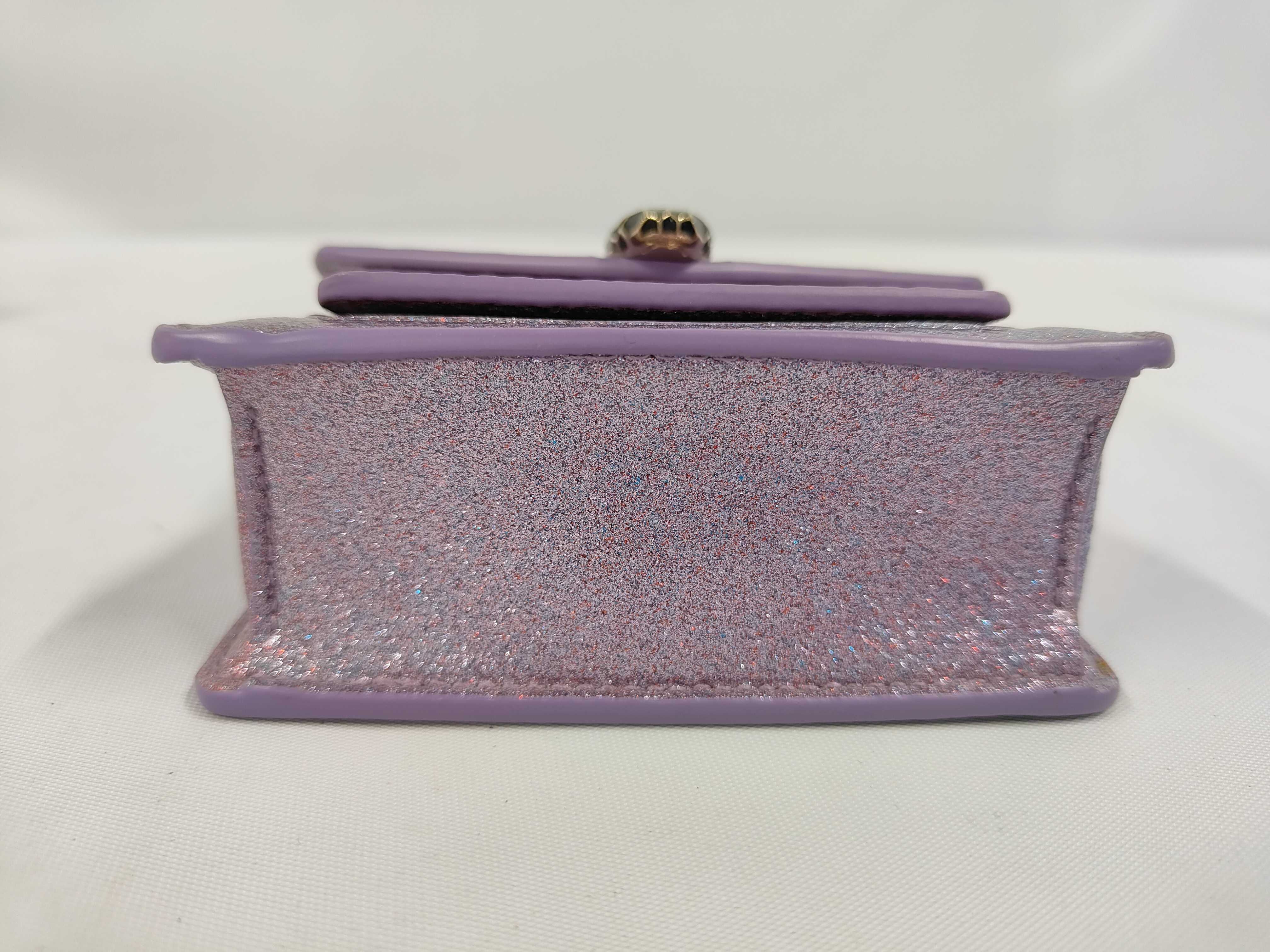 Serpenti Forever Micro Bag, Purple Shoulder Bag — view 3