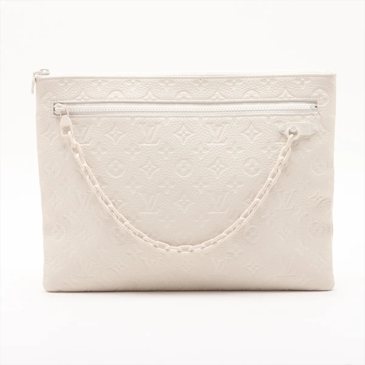Taurillon Monogram Pochette A4 M67462 UB5118 White