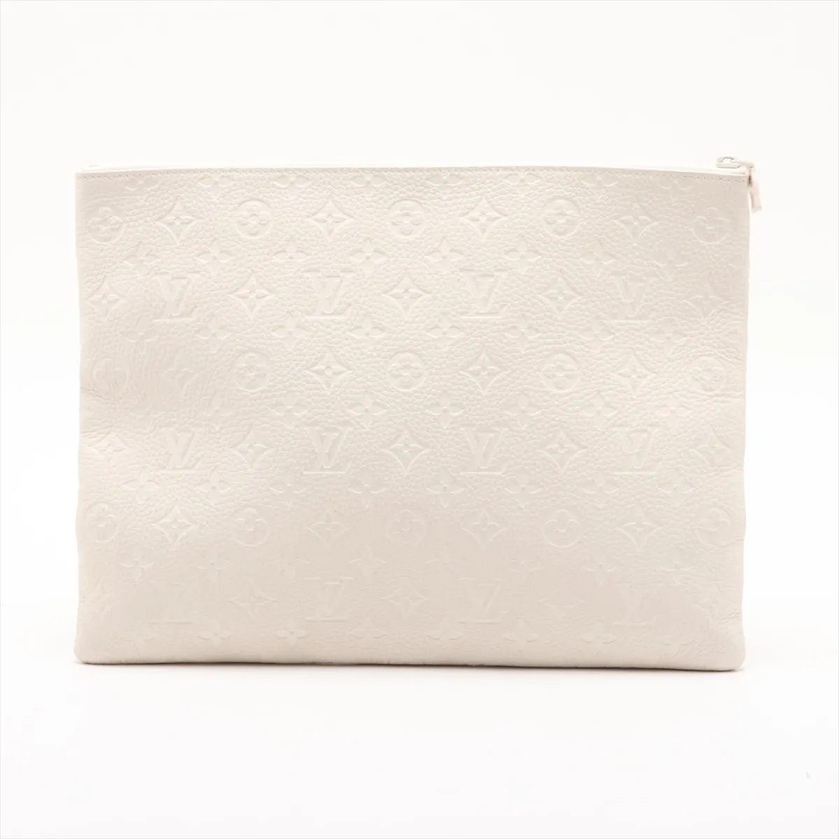 Taurillon Monogram Pochette A4 M67462 UB5118 White — view 2