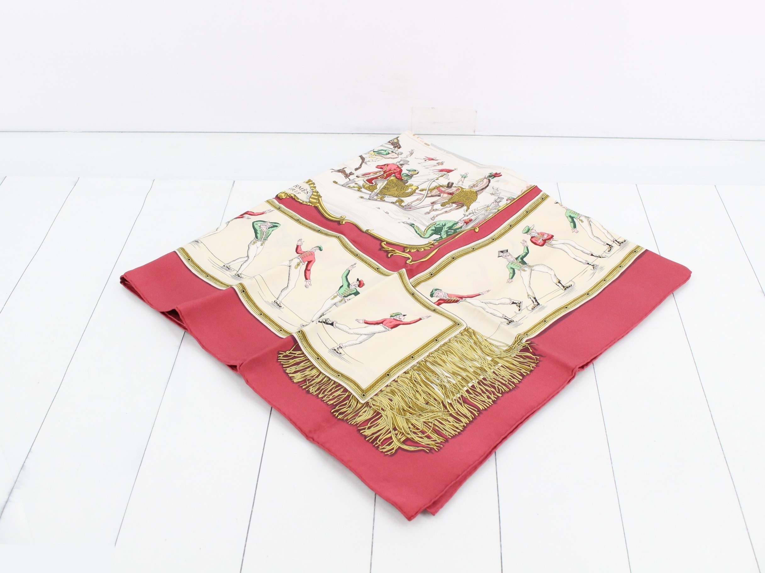 Carré 90 "Joy on Ice" Silk Scarf — view 2