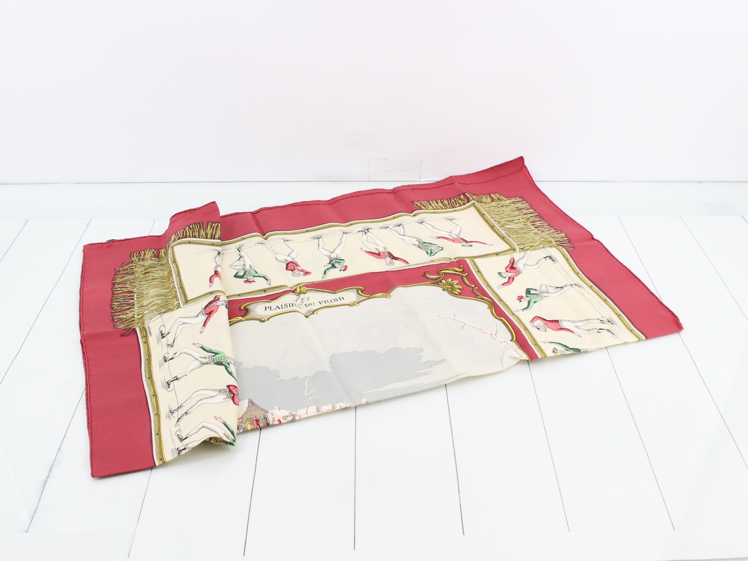 Carré 90 "Joy on Ice" Silk Scarf — view 3