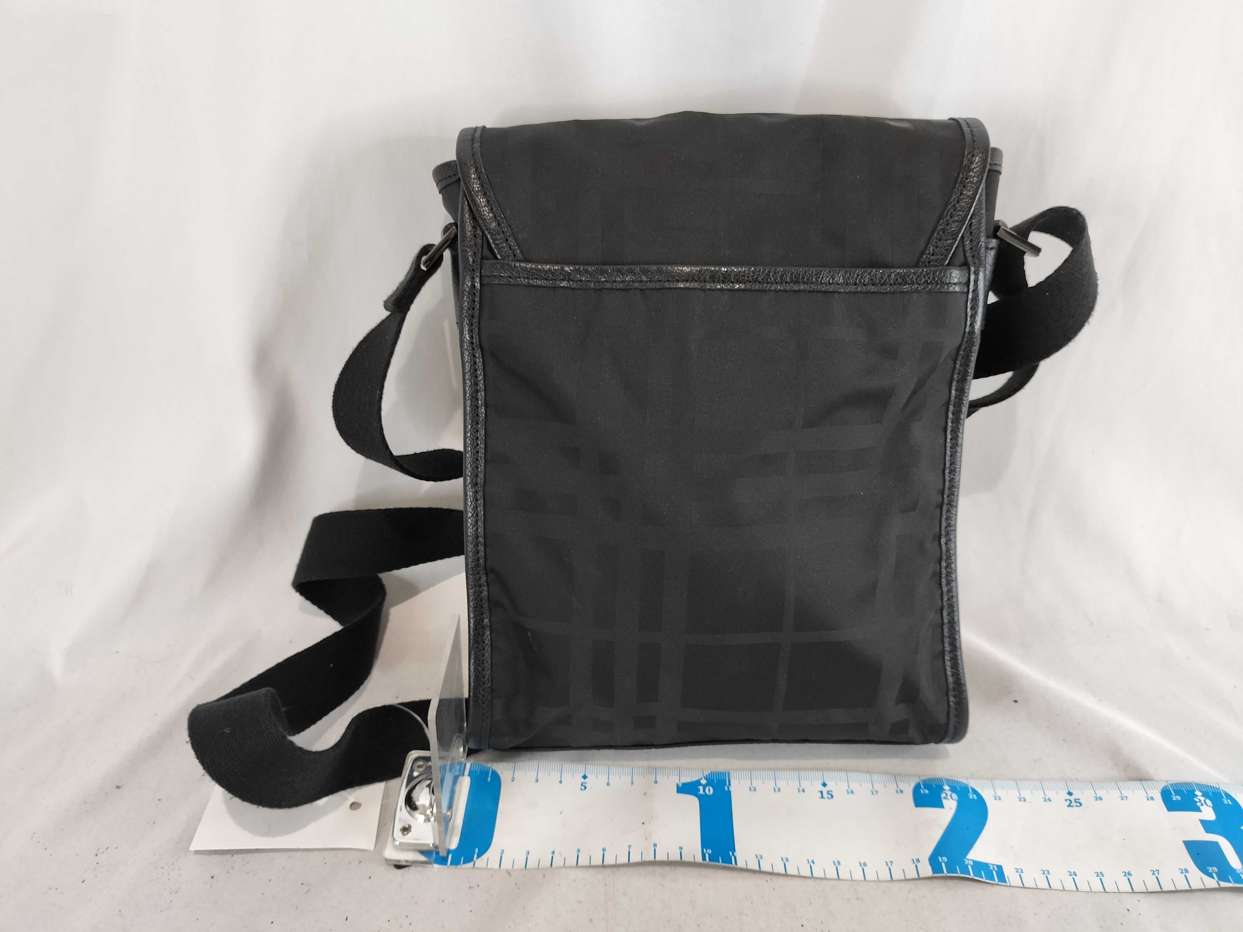 Black Label Nylon Shoulder Check Inside Purp Shoulder Bag — view 2