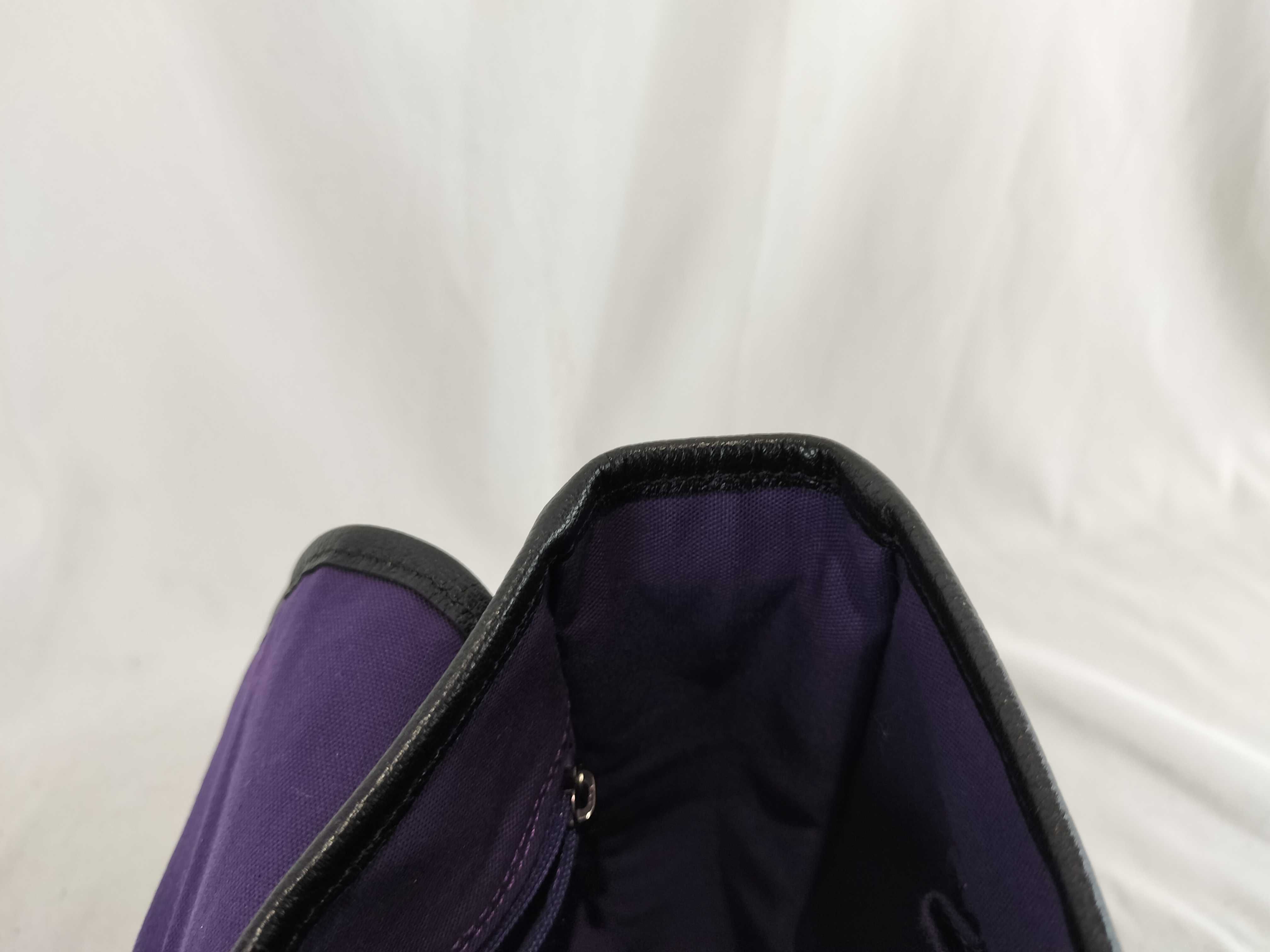 Black Label Nylon Shoulder Check Inside Purp Shoulder Bag — view 13