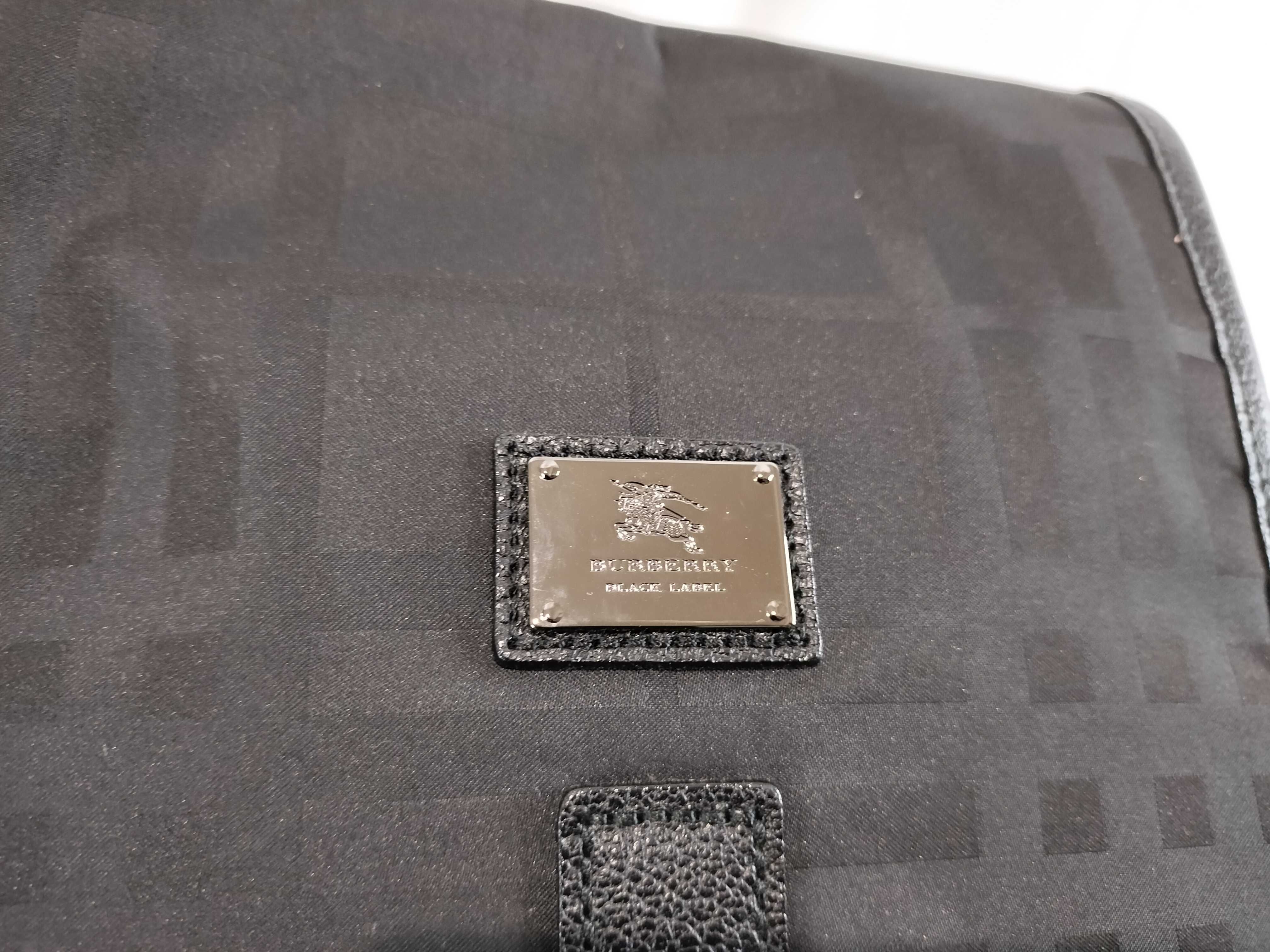 Black Label Nylon Shoulder Check Inside Purp Shoulder Bag — view 8