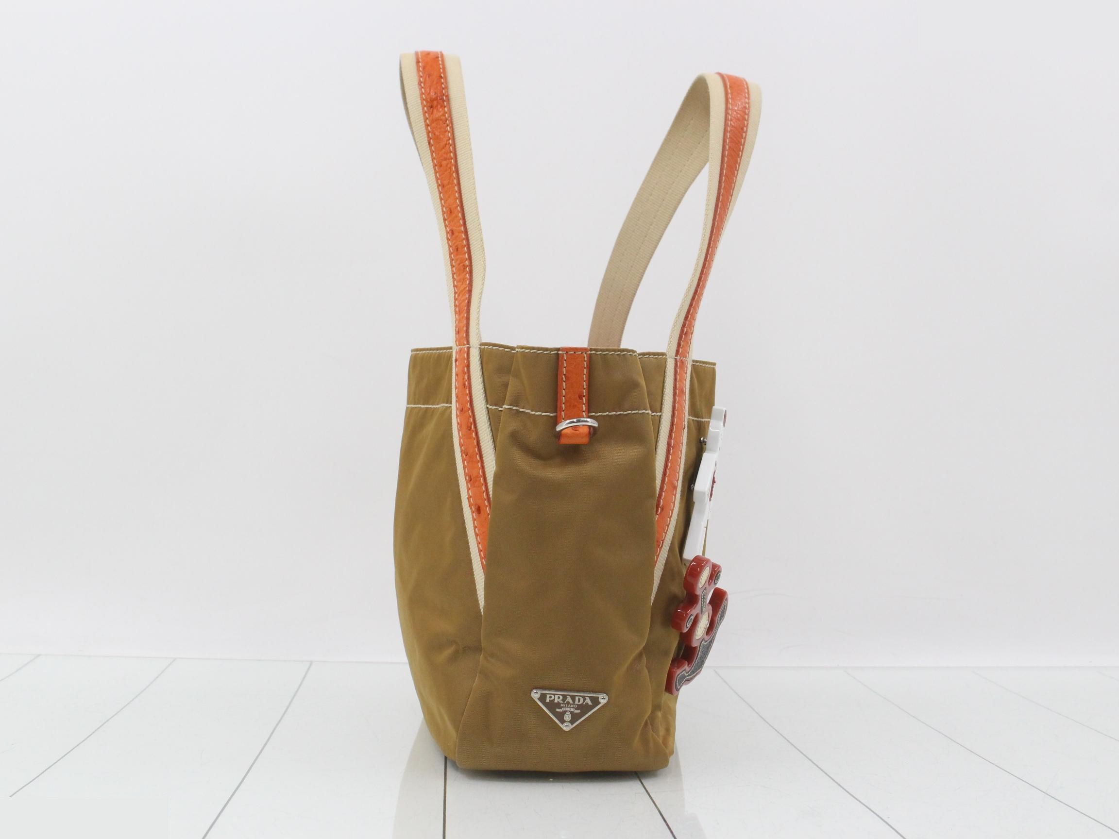 Nylon Unique Brooch Tote — view 4